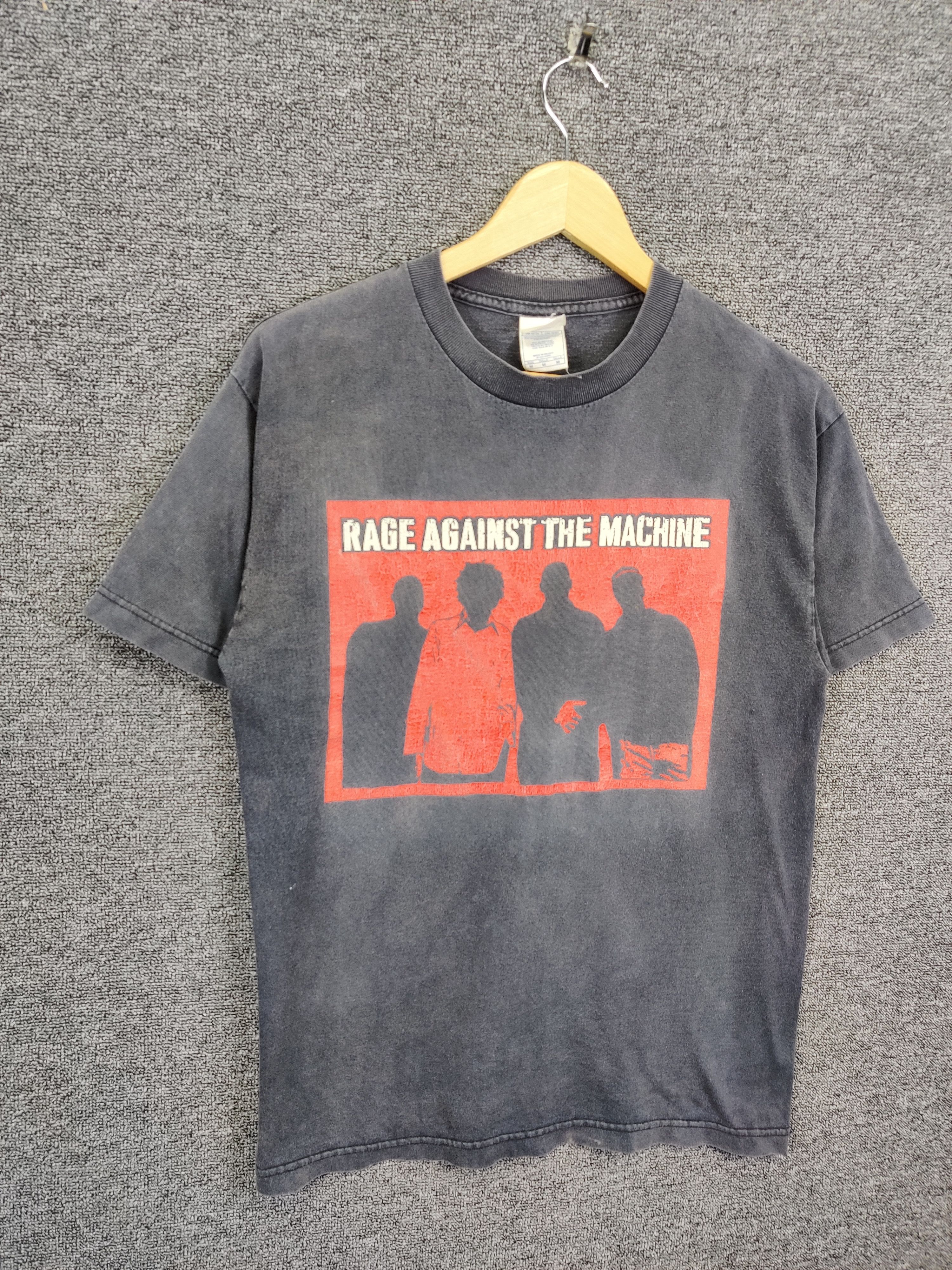 Band Tees Vintage Rage Against The Machine Sun Faded Band Tee Tshirt Size US M / EU 48-50 / 2 - 5 Thumbnail