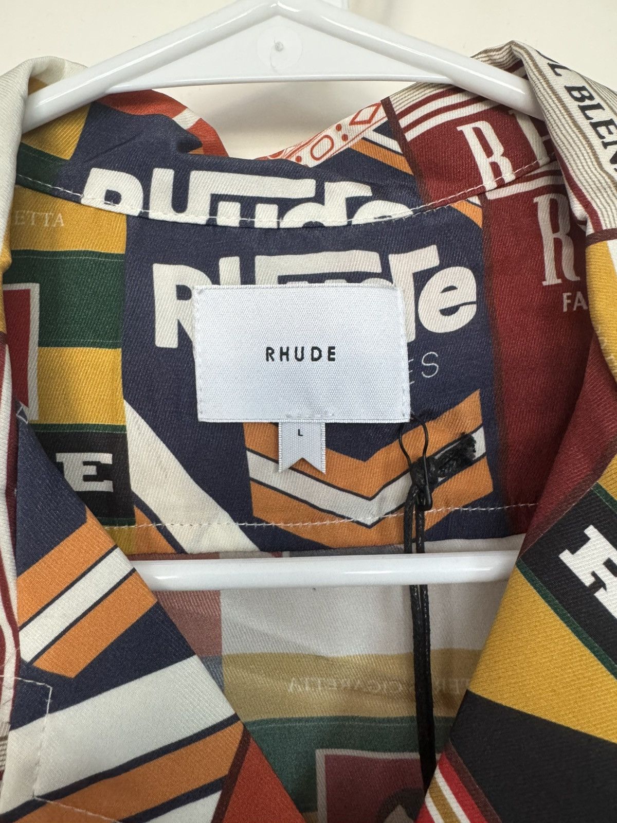 Rhude RHUDE Cigaretta Silk Shirt Size US L / EU 52-54 / 3 - 3 Thumbnail