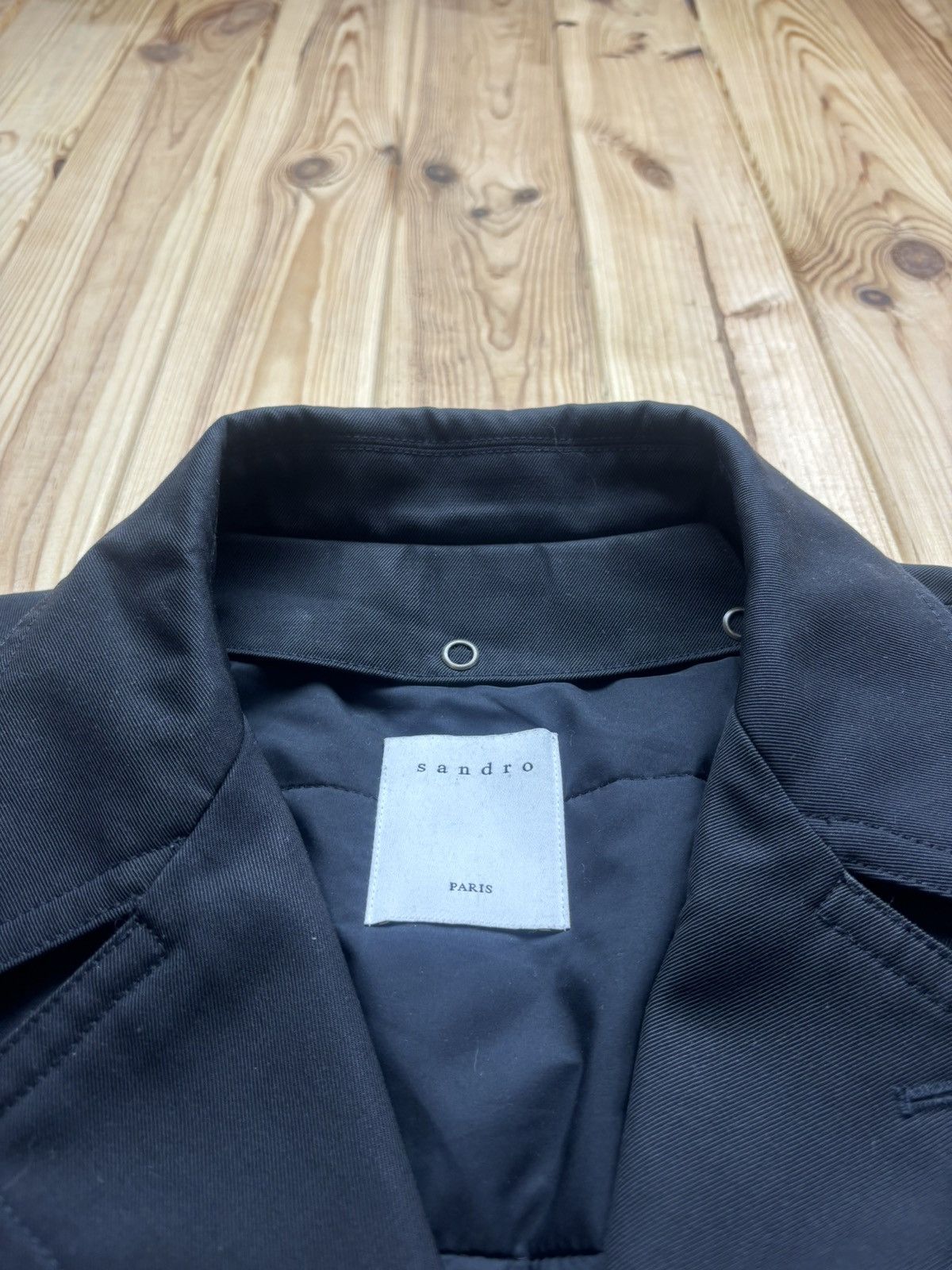 Sandro Sandro Quilted Coat Black Size US L / EU 52-54 / 3 - 5 Thumbnail