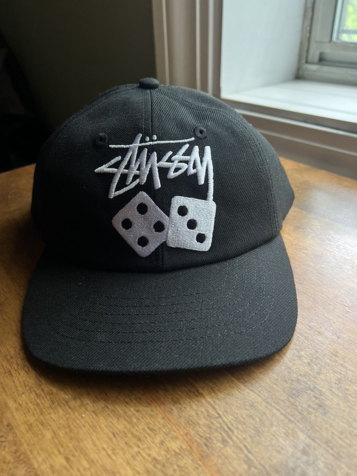 Stussy × Vintage Stussy Black Dice Low Pro Cap Size ONE SIZE - 1 Thumbnail