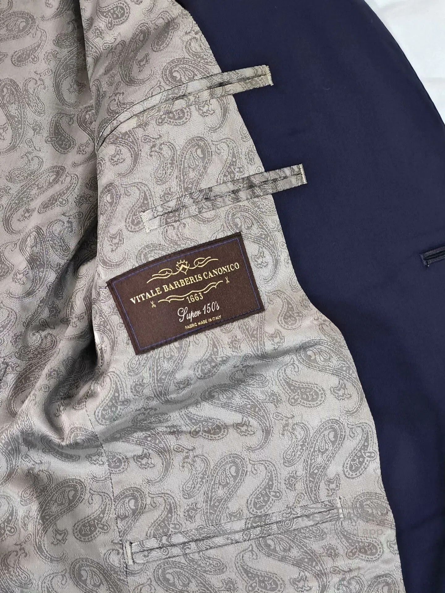 Japanese Brand Italian VBC Wool Linen Custom Suit. Size US M / EU 48-50 / 2 - 7 Thumbnail