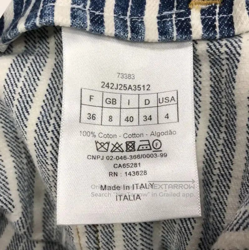 Dior Dior Blue Cotton Women's Skirt . Size 25" / US 0 / IT 36 - 4 Thumbnail