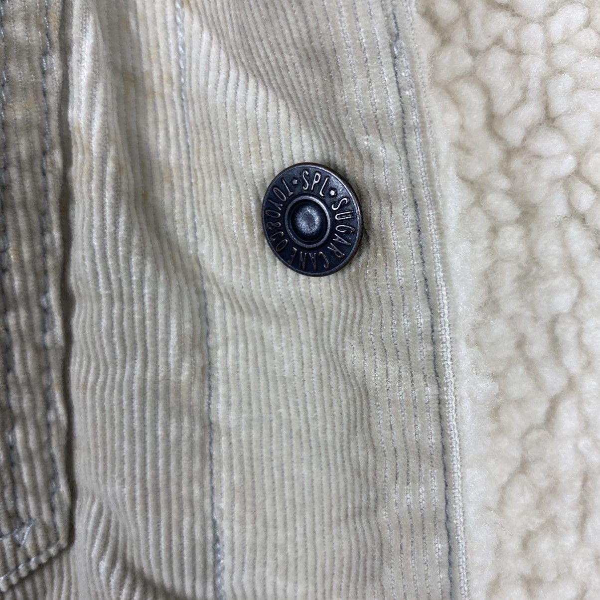 Sugar Cane × Toyo Enterprises 💥SUGAR CANE WESTERN TRUCKER CORDUROY SHERPA JACKET Size US M / EU 48-50 / 2 - 9 Thumbnail