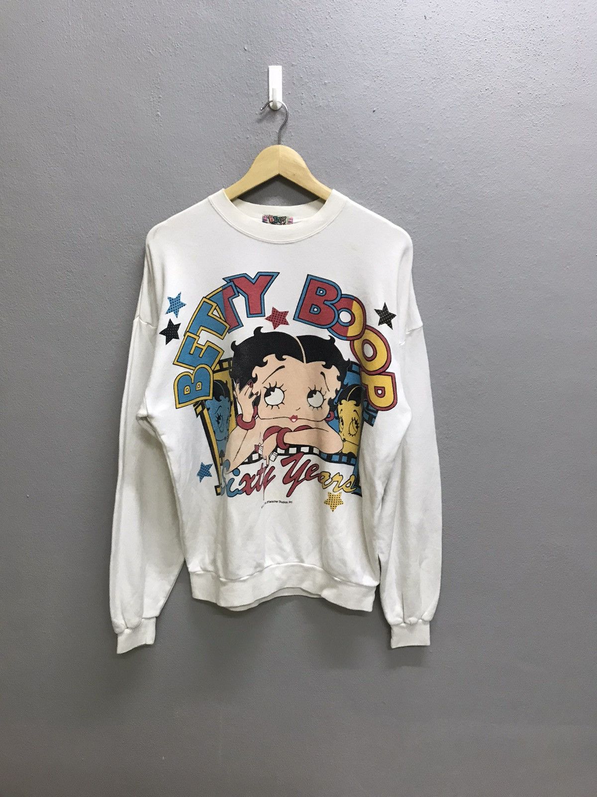 Cartoon Network VINTAGE 90s BETTY BOOP FLEISCHER STUDIOS SWEATSHIRT Size US L / EU 52-54 / 3 - 3 Thumbnail