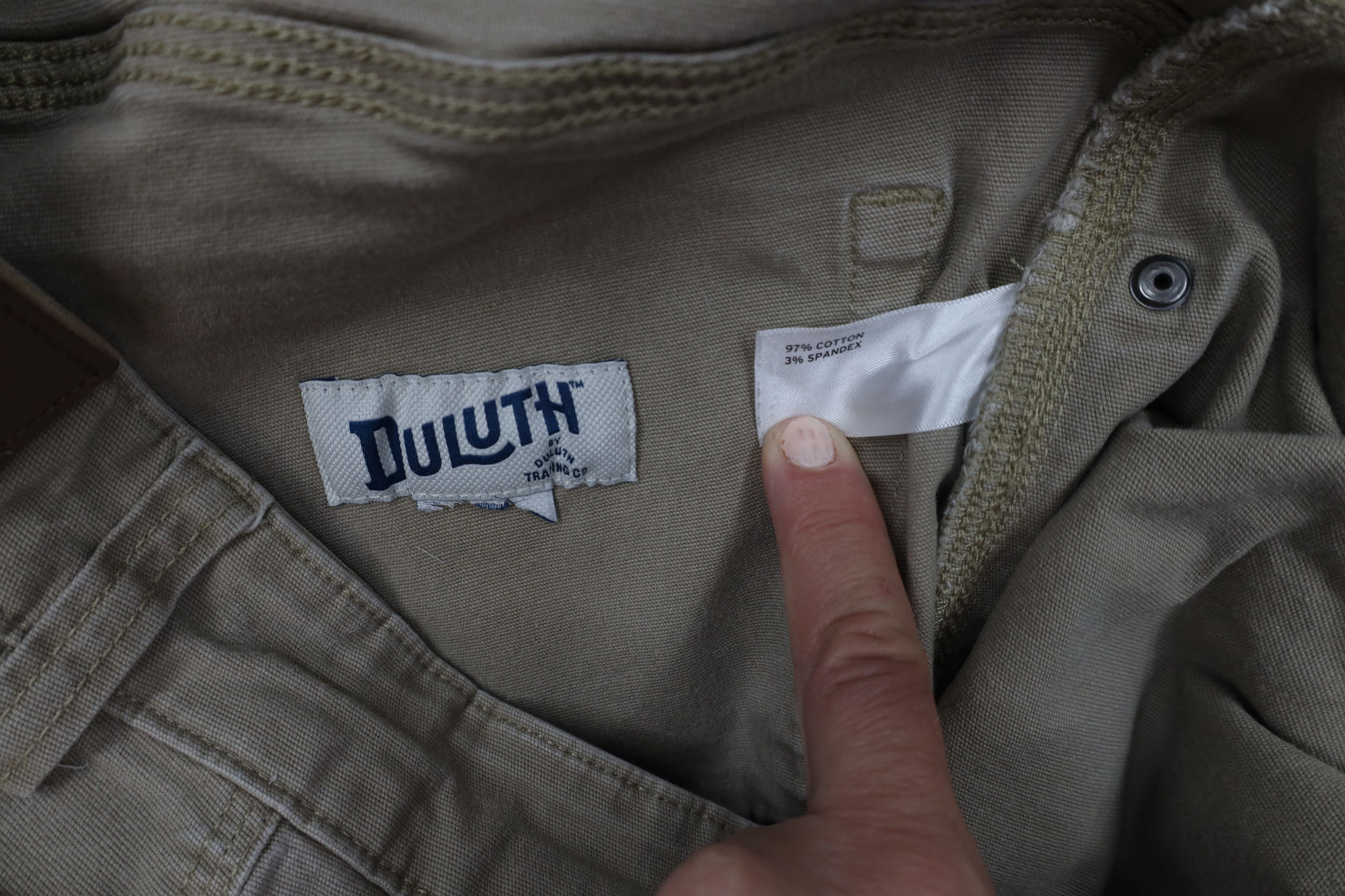 Duluth Trading Company × Vintage Duluth Trading Co Flex Fire Hose Canvas Workwear Pants Size US 32 / EU 48 - 10 Thumbnail