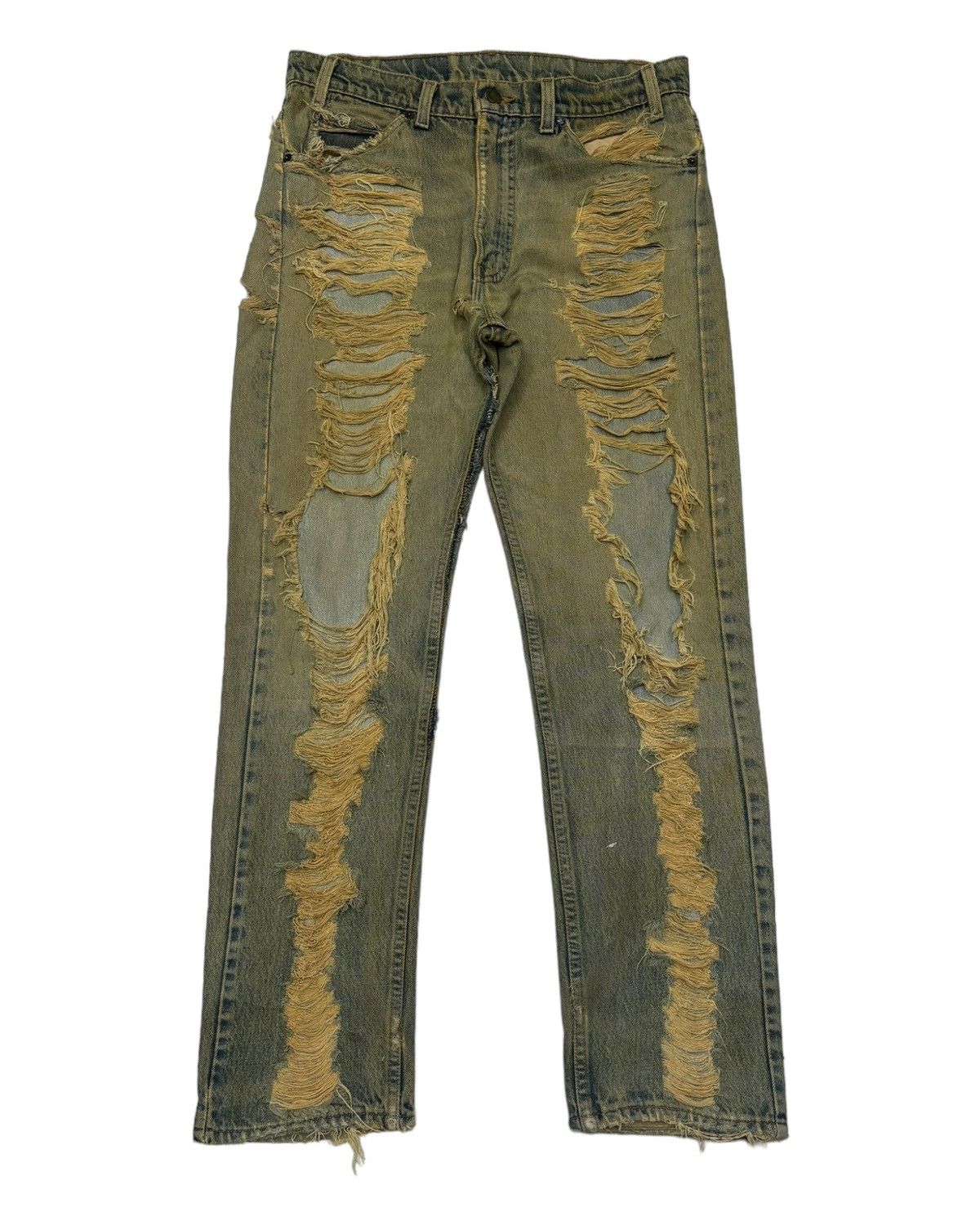 Hysteric Glamour Rare Japanese Skulls Distressed Denim Hysteric Glamour Style Size US 33 - 5 Thumbnail