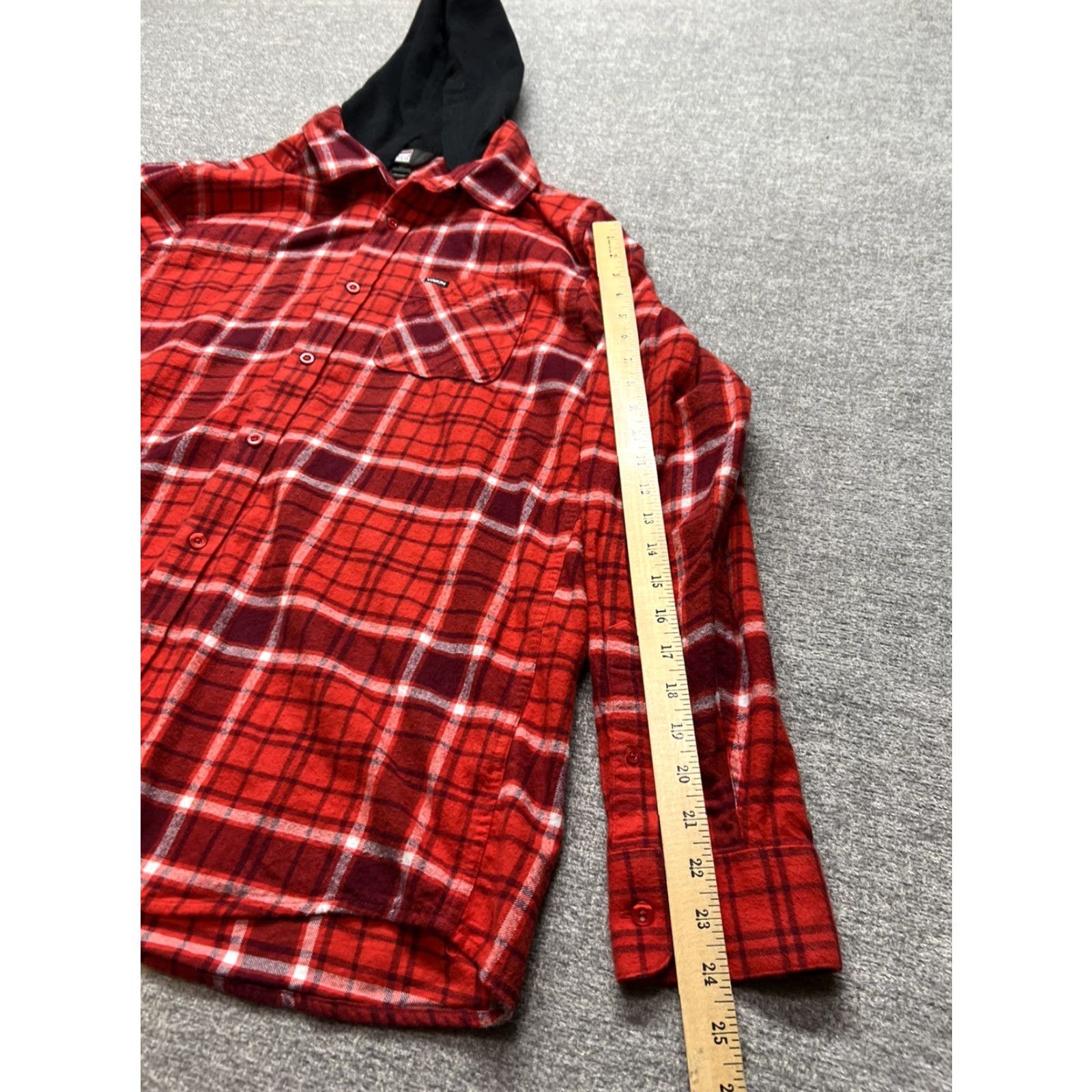 Vintage VINTAGE Vision Street Wear Button-Up Flannel Shirt Men's Large Red 80s 90s Skateboarding Casual Travel Mens Size US L / EU 52-54 / 3 - 5 Thumbnail