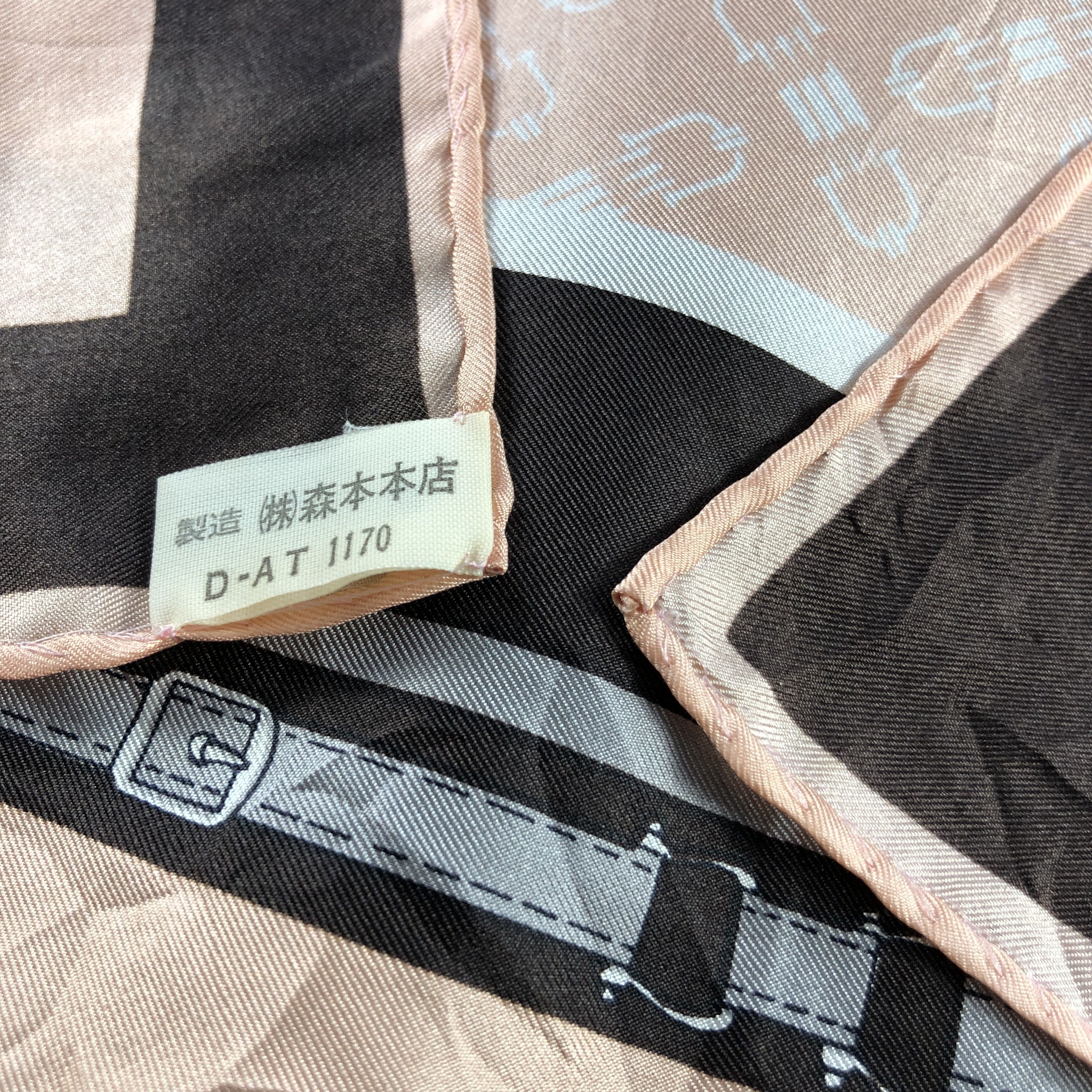 Vintage Vintage Christian Bigorie Hand Rolled Silk Scarf M1350 Size ONE SIZE - 5 Thumbnail