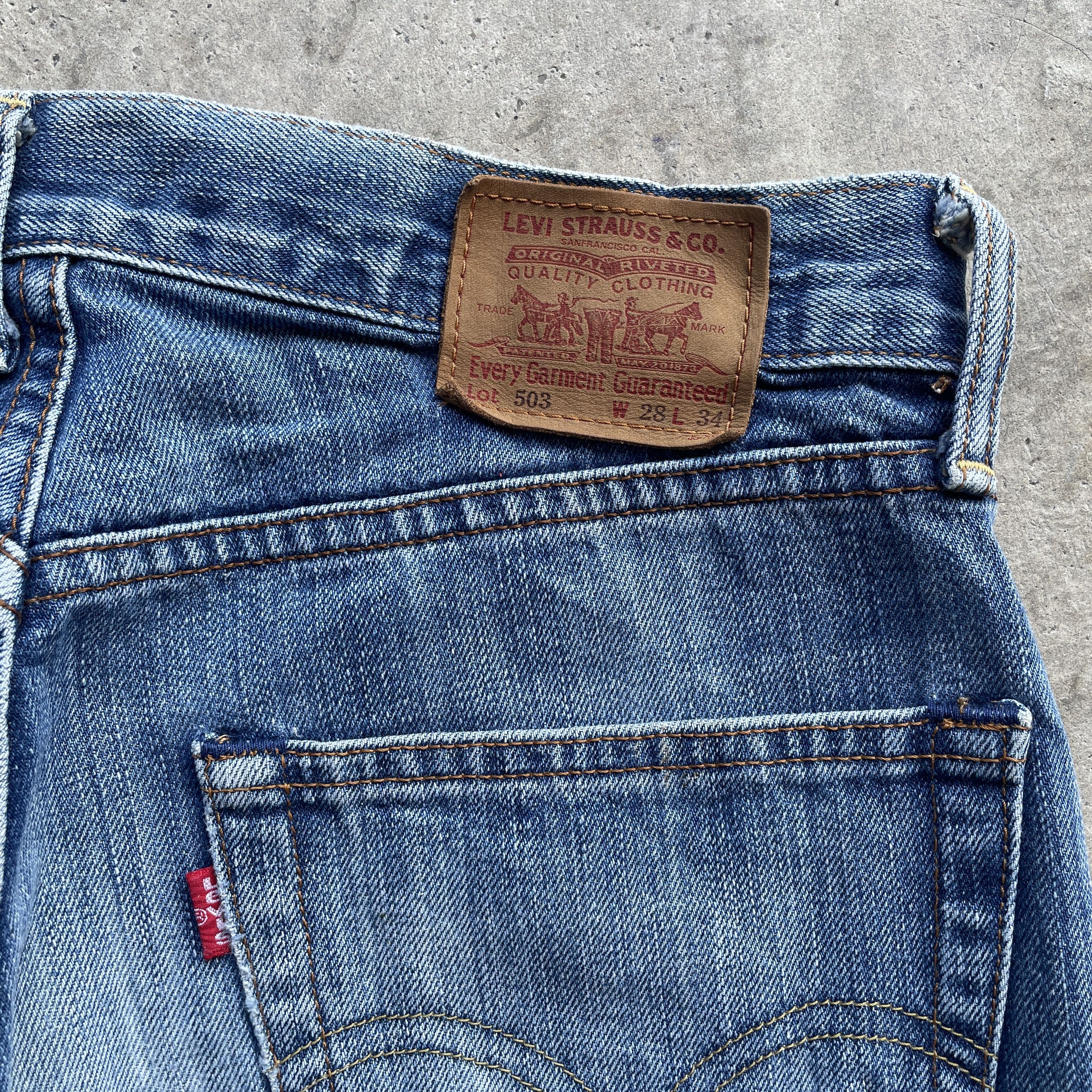 Levi's Vintage Levi’s 503 Denim Faded Jeans Pants W28x34.5 Size US 28 / EU 44 - 11 Thumbnail