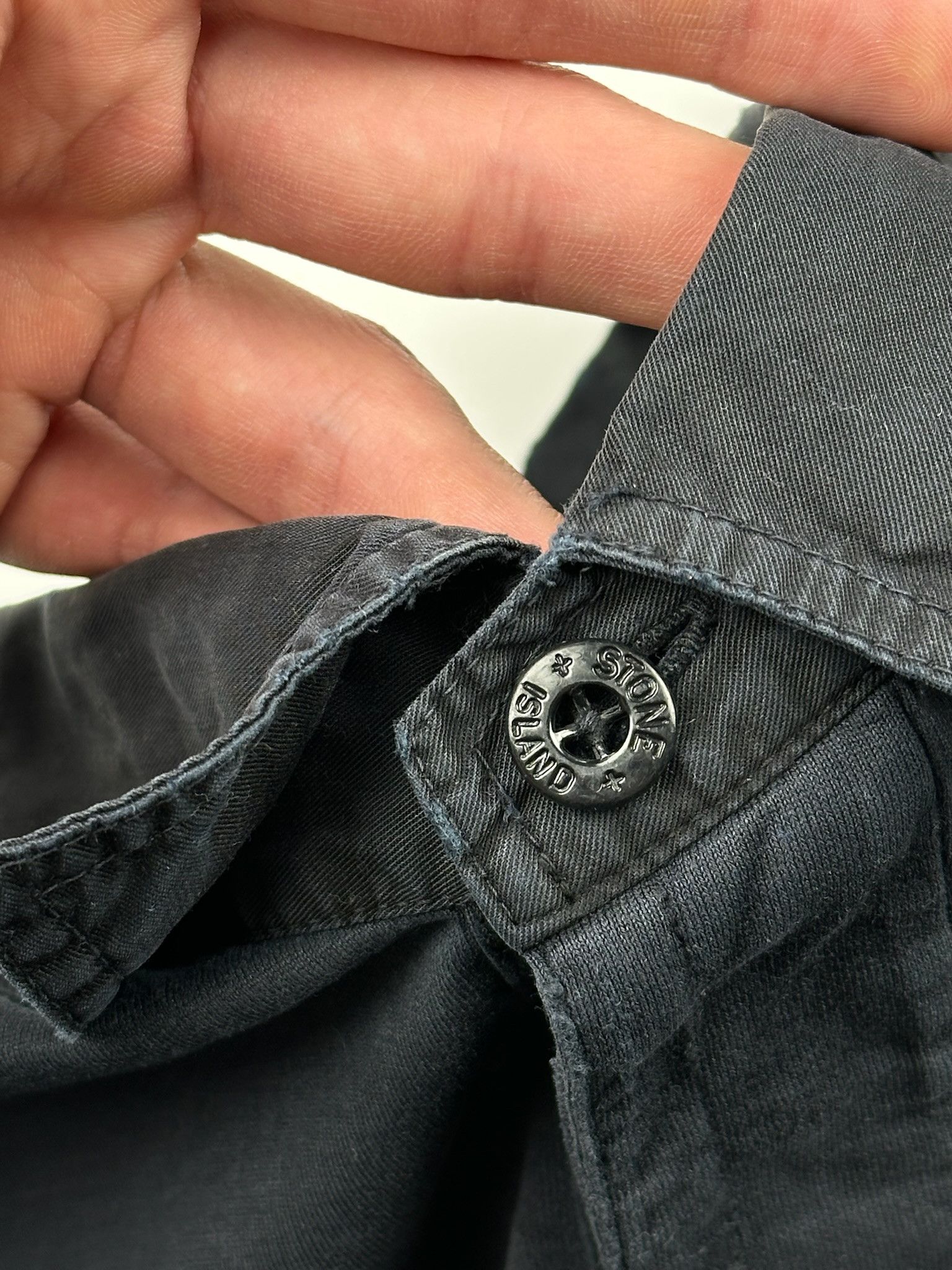 Massimo Osti Stone Island Polo T-shirt Patch Program Box Logo Tee faded Size US XL / EU 56 / 4 - 9 Thumbnail