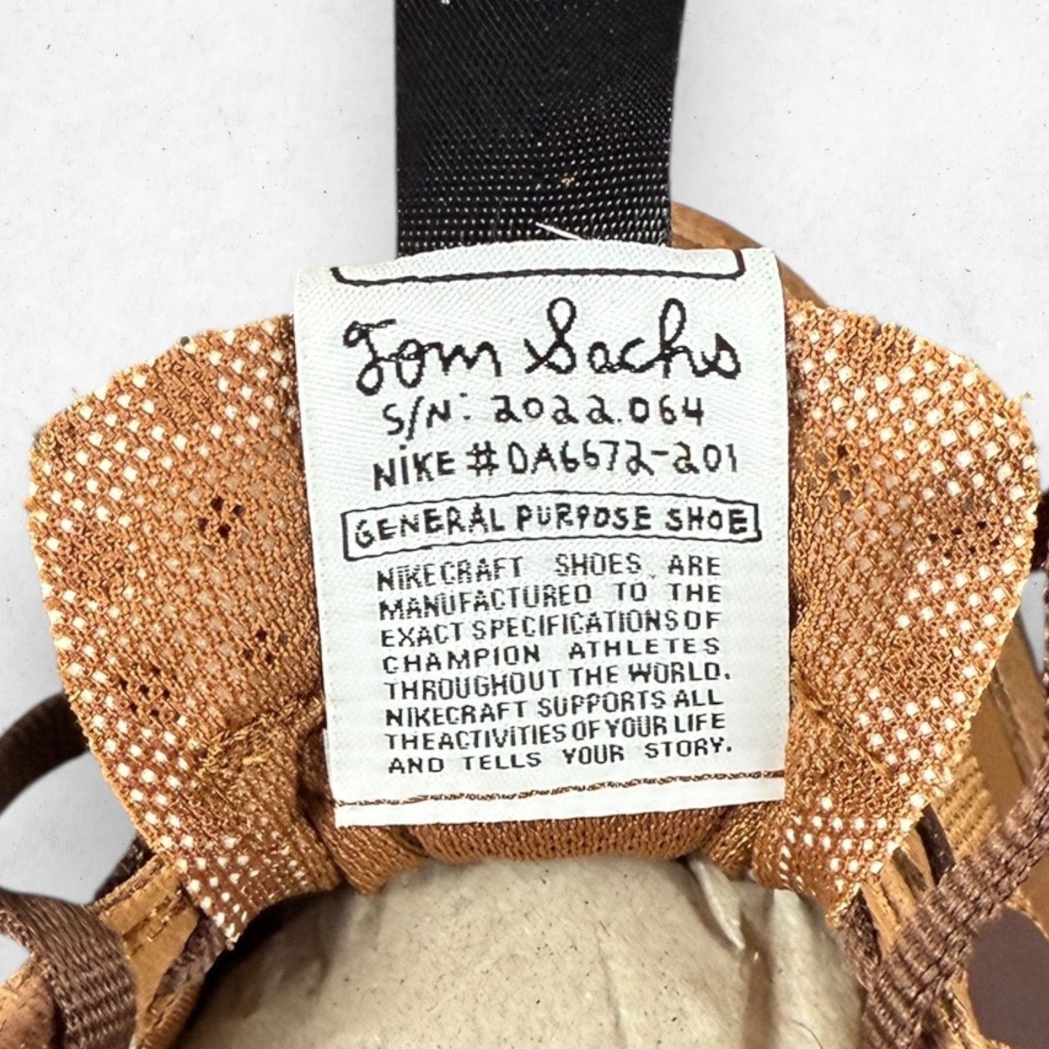 Nike Tom Sachs x Nike GPS Pecan/Brown Wmns 6.5 New in Box Size US 6.5 / IT 36.5 - 13 Thumbnail