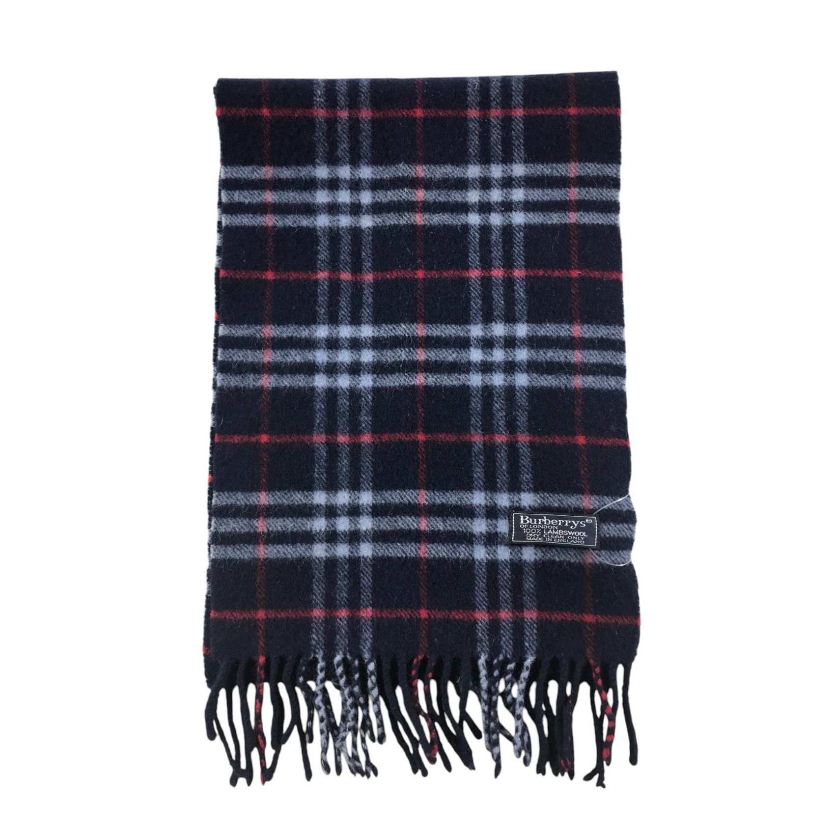Burberry × Vintage Burberry Scarf / Muffler / Neckwear - WW2780 Size ONE SIZE - 2 Thumbnail