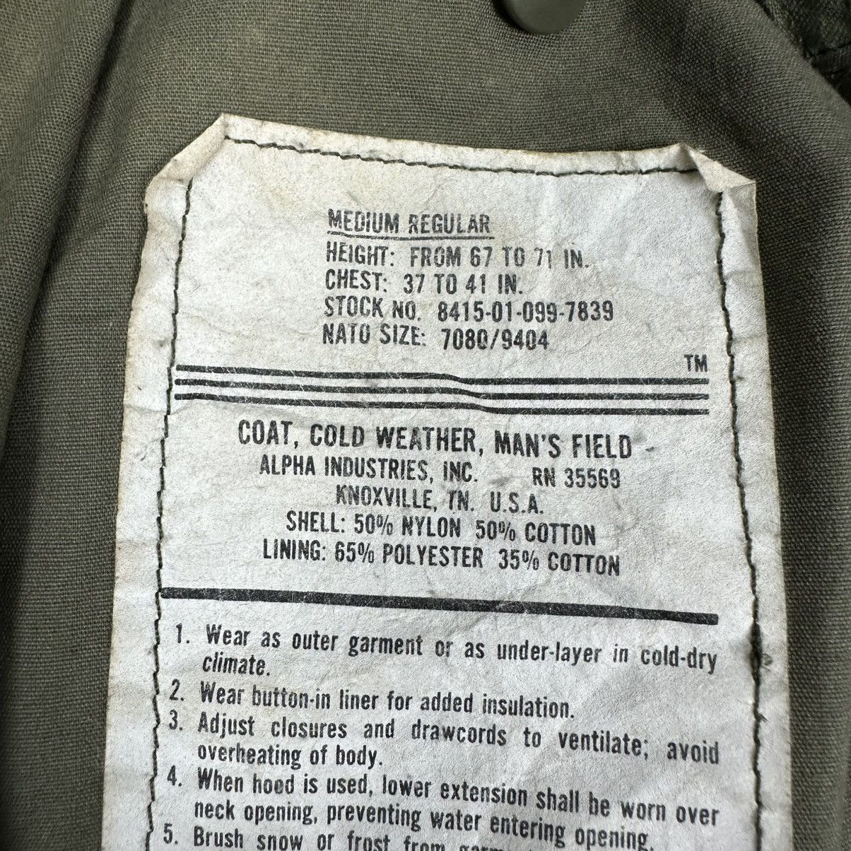 Alpha Industries ALPHA INDUSTRIES M65 US MILITARY FIELD COAT JACKET Size US M / EU 48-50 / 2 - 11 Thumbnail