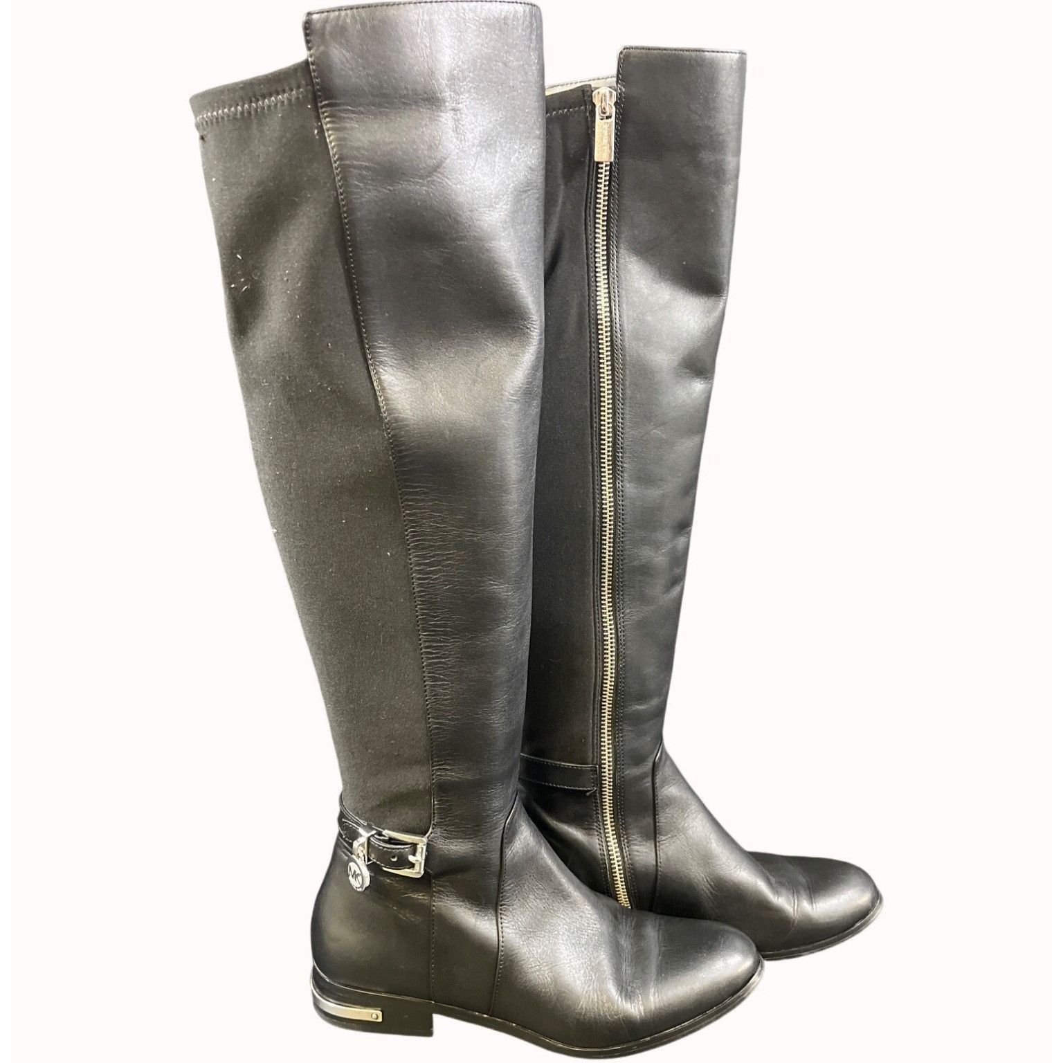 Michael Kors Michael Michael Kors Women's Black Riding Boots/Knee High Sz Size US 6.5 / IT 36.5 - 1 Thumbnail