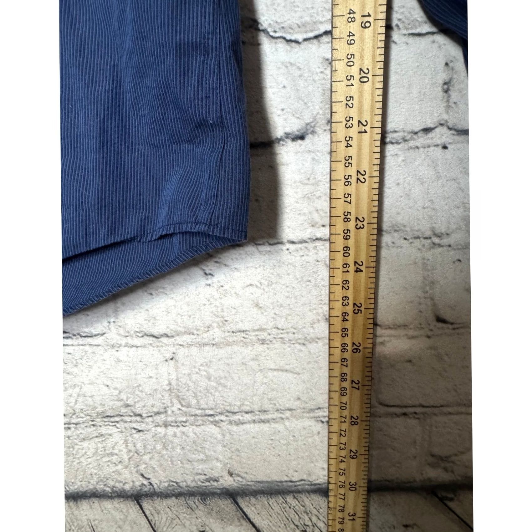 Calvin Klein Calvin Klein Mens Slim Fit Infinite Cool Button Down Shirt Navy XL Size US XL / EU 56 / 4 - 4 Thumbnail