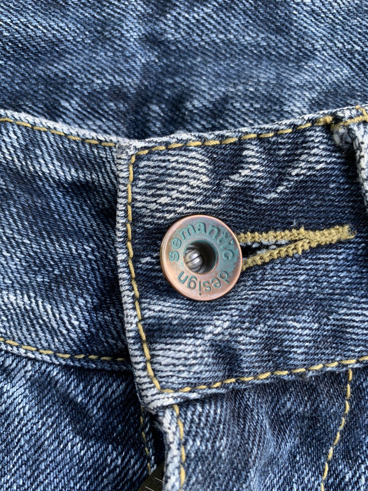 Japanese Brand × Le Grande Bleu (L.G.B.) × semanticdesign Semantic Design Flare Jeans Distressed Denim Size US 30 / EU 46 - 17 Thumbnail