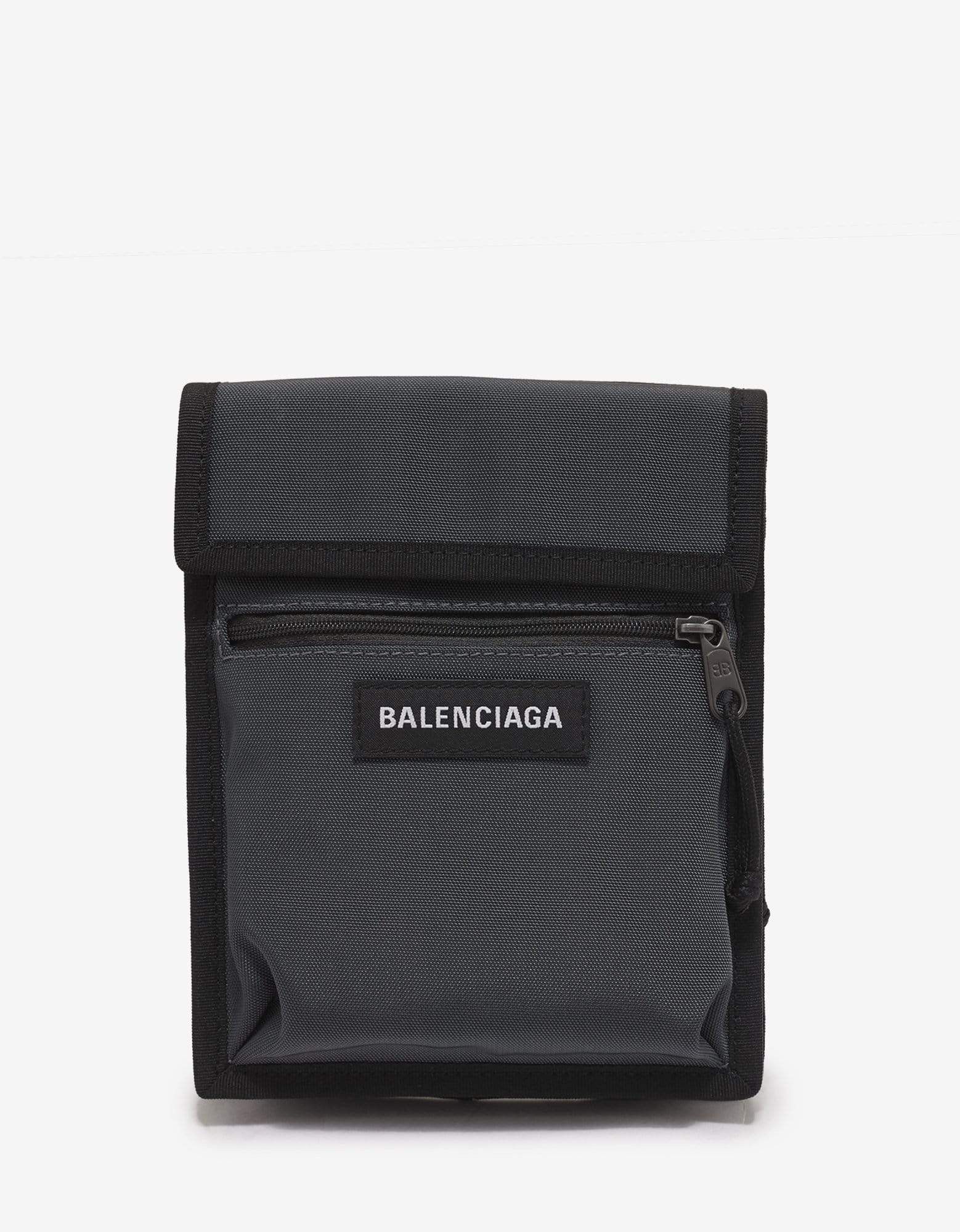 Balenciaga Balenciaga Grey Explorer Pouch Bag Size ONE SIZE - 1 Thumbnail