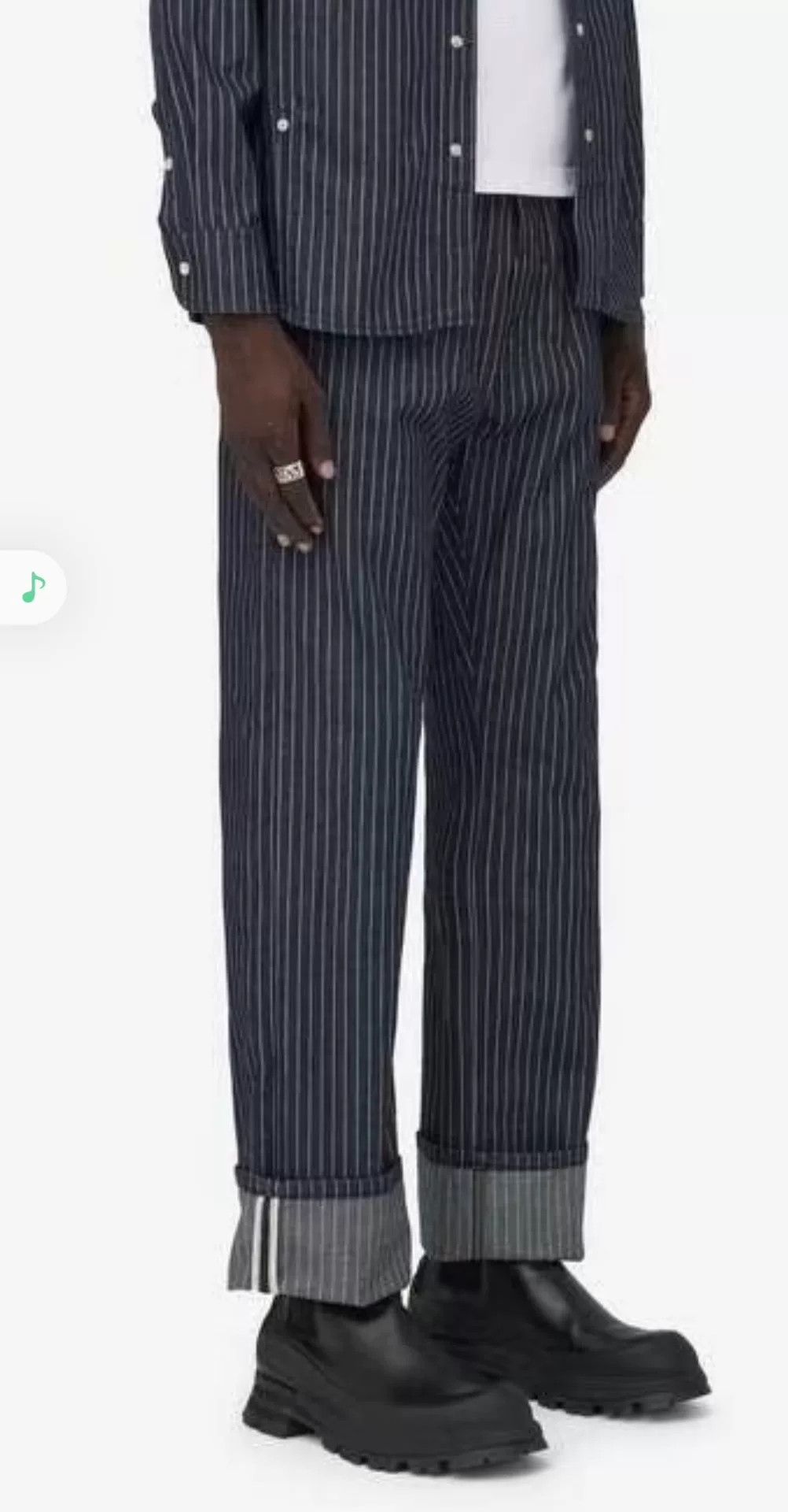 Alexander McQueen Alexander McQueen Striped Jeans Size 46 Size US 30 / EU 46 - 1 Thumbnail