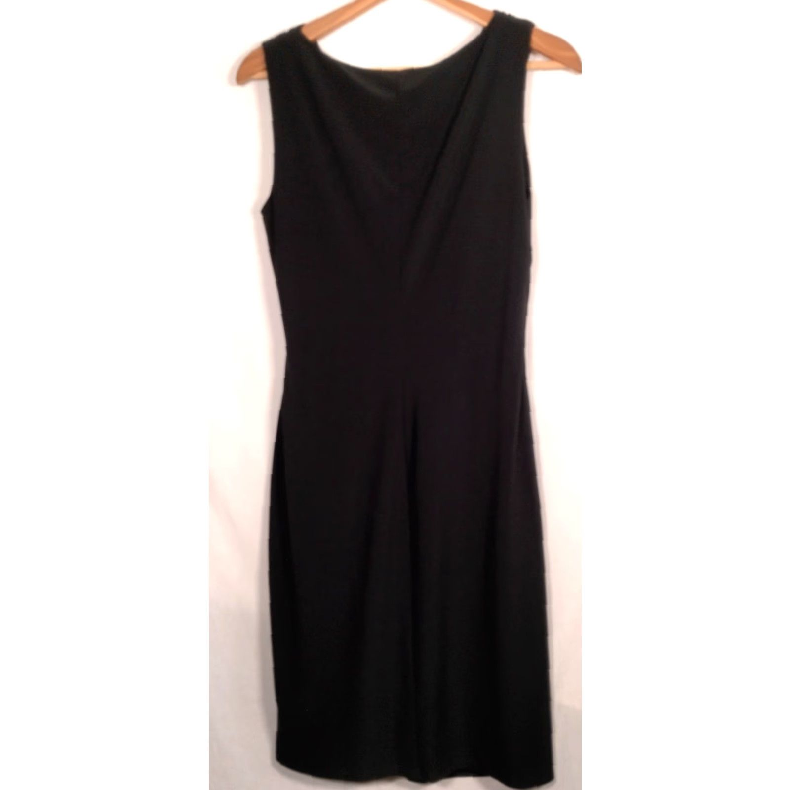 Ralph Lauren Lauren Ralph Lauren Dress Black Size 12 Faux Wrap Stretch Sleeveless Lined LBD Women Size XL / US 12-14 / IT 48-50 - 3 Thumbnail