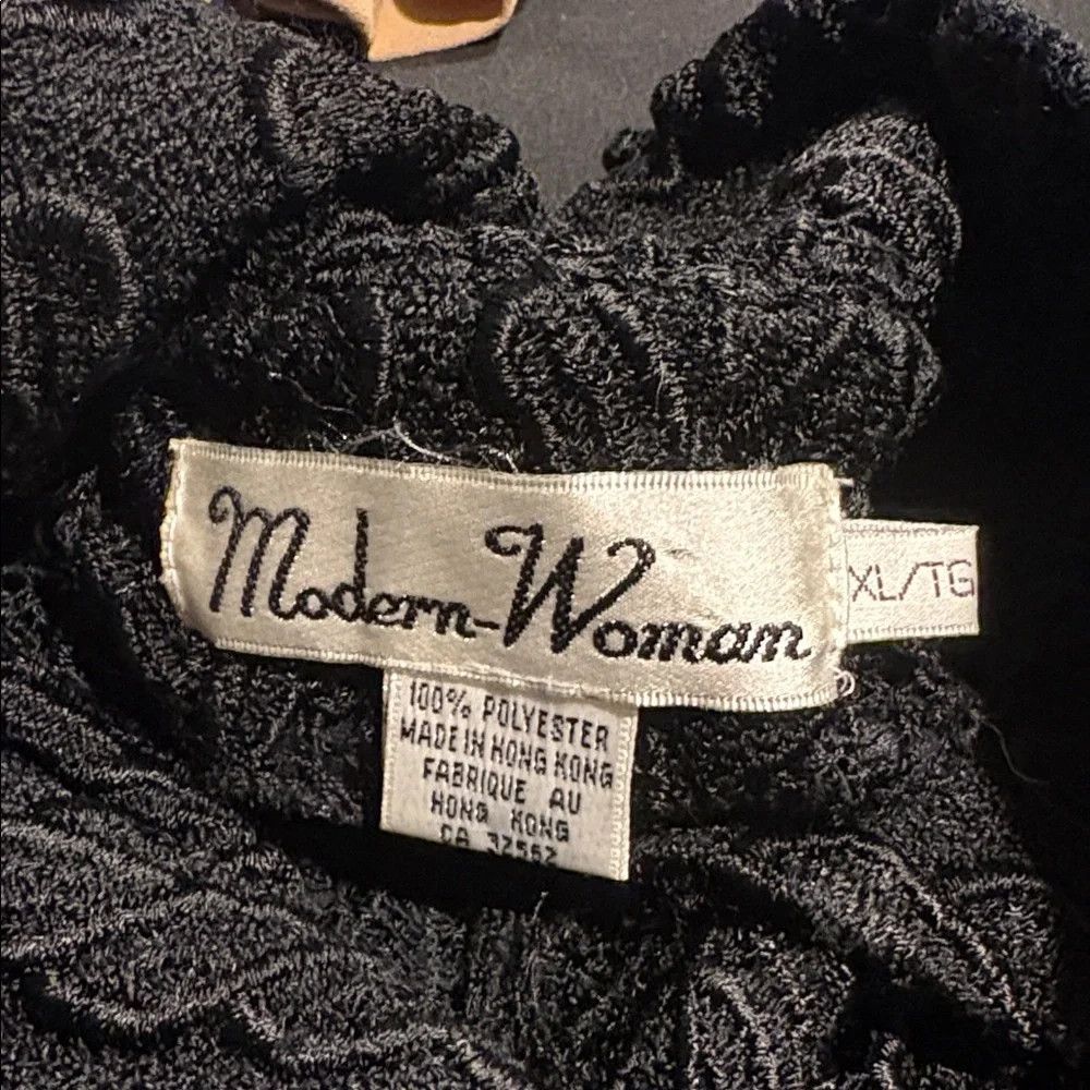 Vintage witchy whimsigoth lace button up cardigan blazer open knit Size XL / US 12-14 / IT 48-50 - 7 Thumbnail