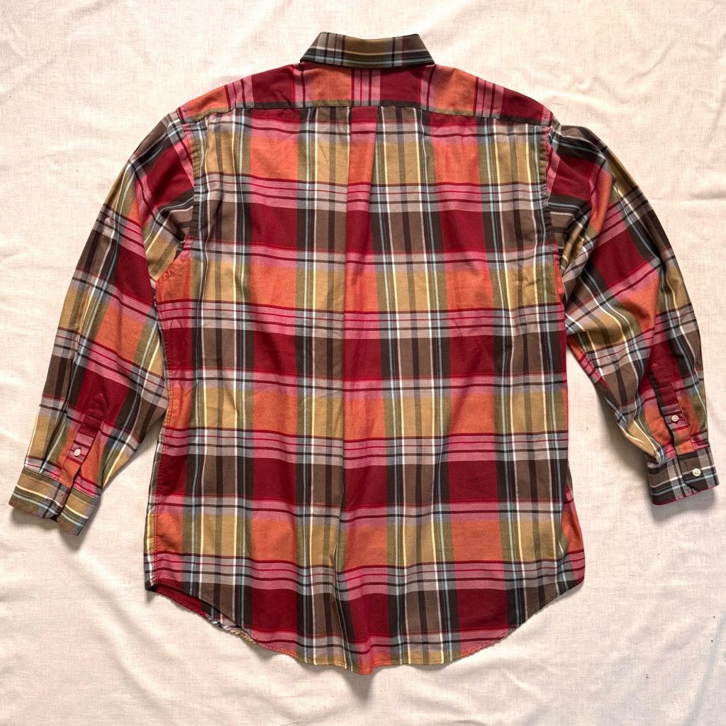 Daniel Cremieux Daniel Cremieux Classics Red Plaid Thin Cotton Button Down Size US XL / EU 56 / 4 - 5 Thumbnail
