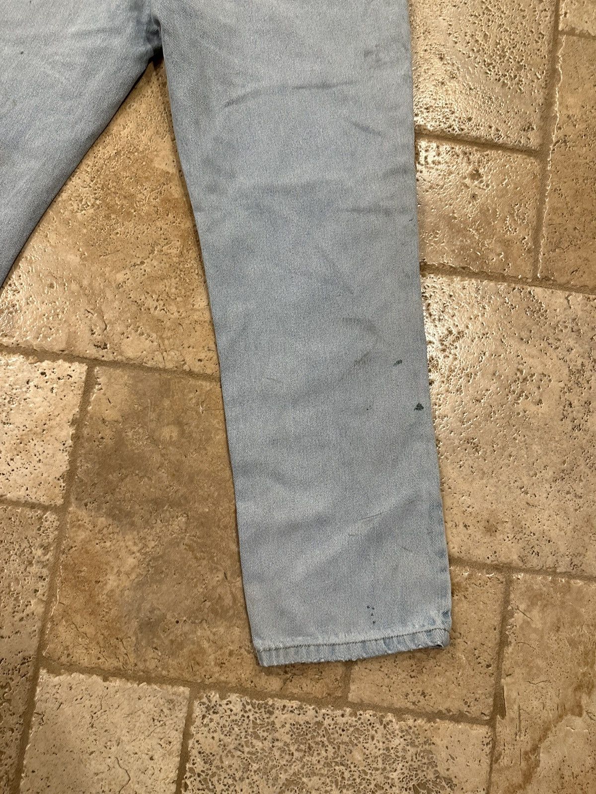 Vintage Vintage Cross & Winsor Painter Light Wash Blue Denim Jeans Size US 34 / EU 50 - 5 Thumbnail