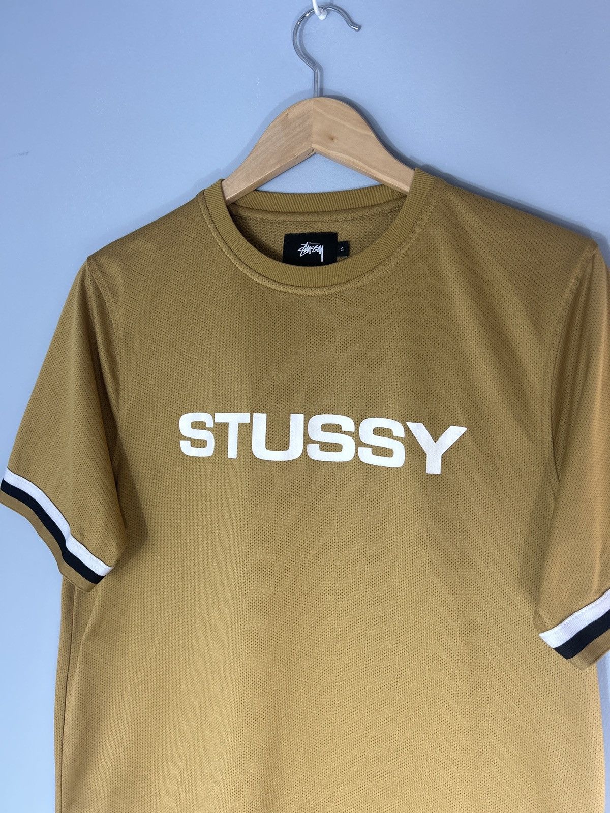 Stussy Stussy Varsity Jersey Spell Out Tee Size US S / EU 44-46 / 1 - 3 Thumbnail