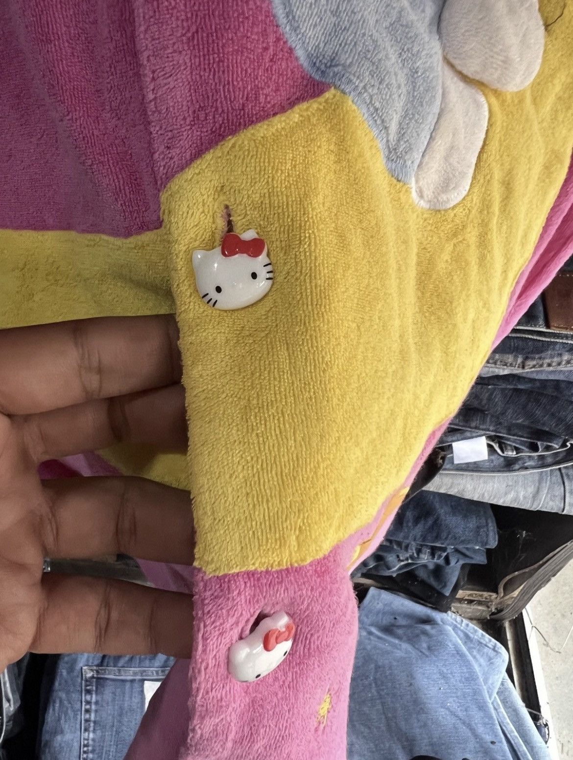 Cartoon Network 🔥Hello Kitty Velvet Shirt Size US M / EU 48-50 / 2 - 10 Thumbnail