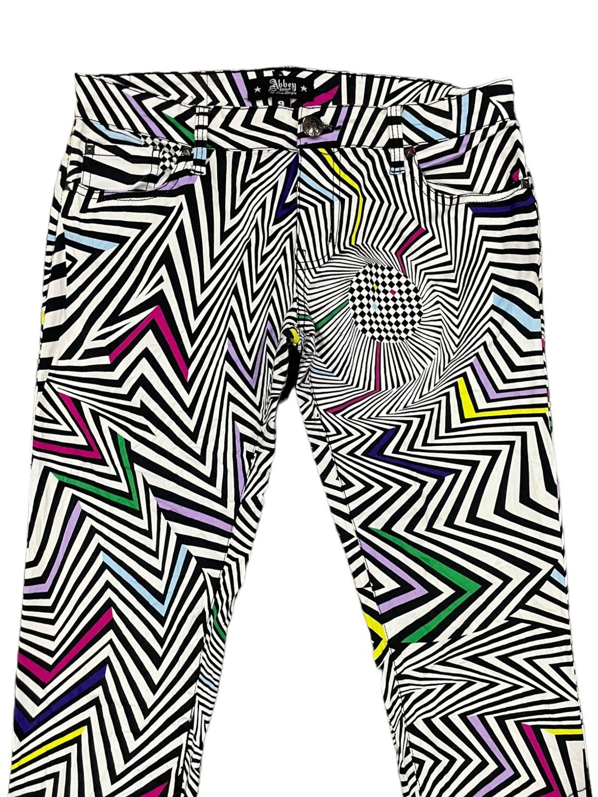 Girl Skateboards × Hysteric Glamour × If Six Was Nine Avril Lavigne Abbey Dawn Skate8 Statement Skinny Pants Size US 30 / EU 46 - 6 Thumbnail