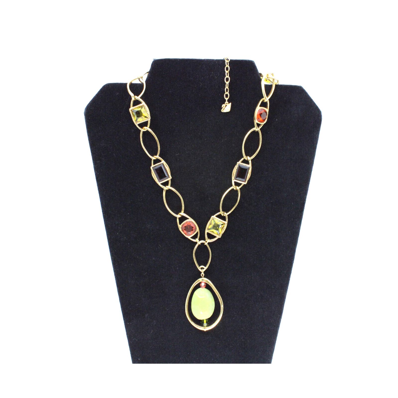 Swarovski SWAROVSKI Crystal Bezeled Stone Crystal Pendant Necklace Size ONE SIZE - 2 Thumbnail