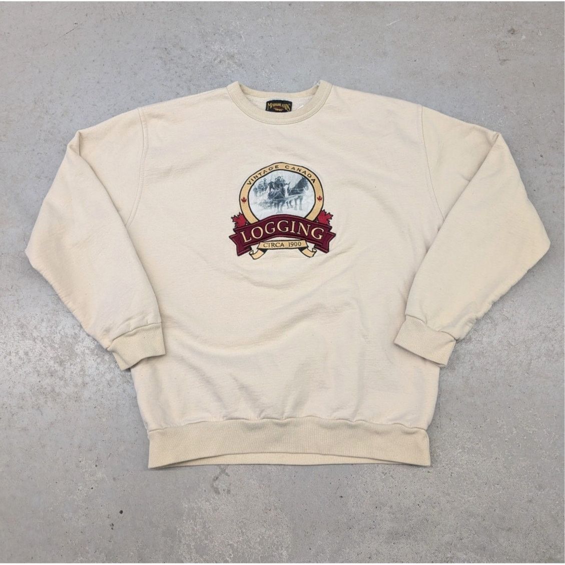 Vintage Vintage Canada Marshlands Logging Crewneck sweater Size US M / EU 48-50 / 2 - 1 Thumbnail