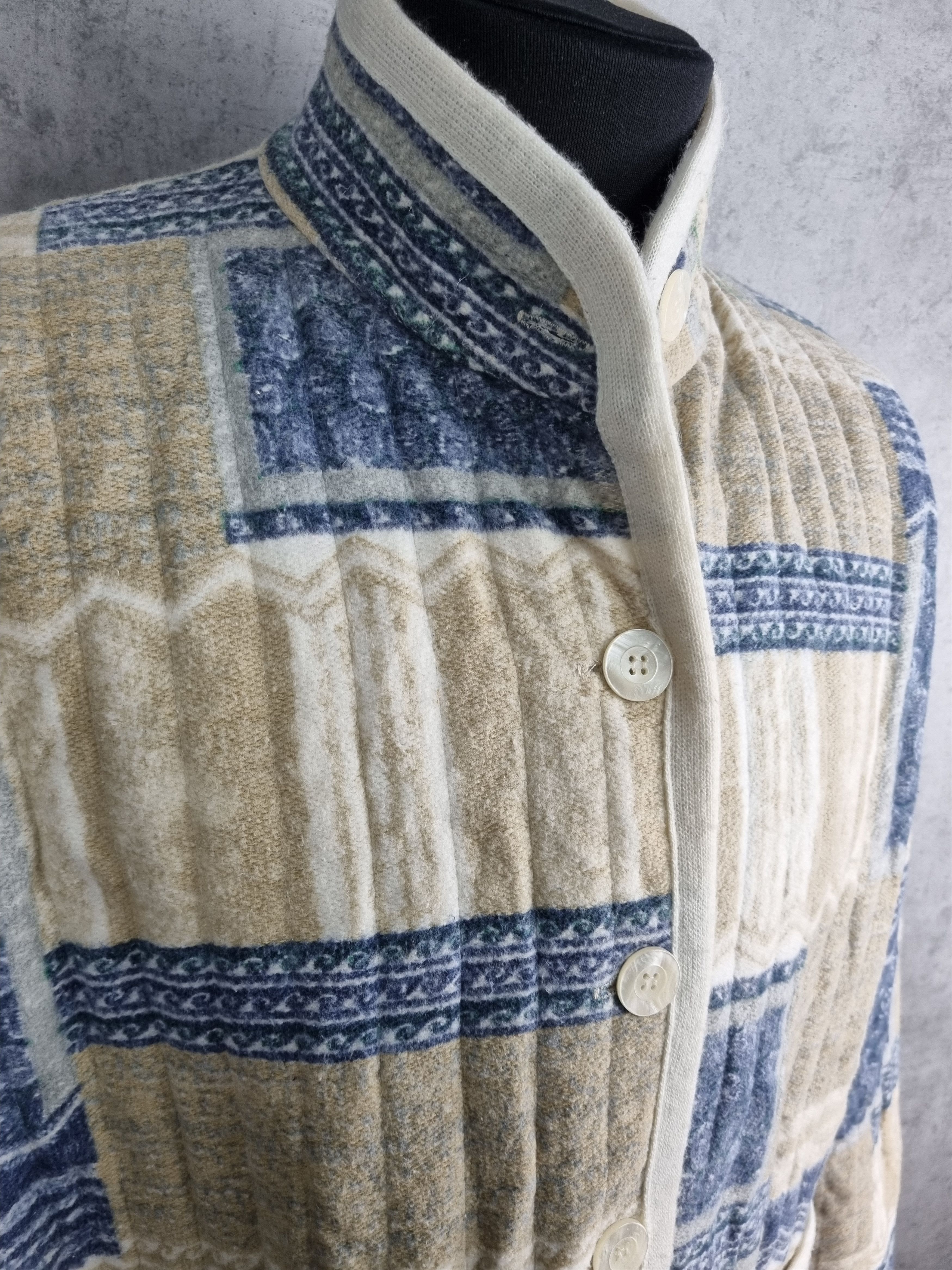 Japanese Brand × Vintage Vintage KIMONO Quilted Jacket Patchwork KAPITAL style Size US L / EU 52-54 / 3 - 4 Thumbnail