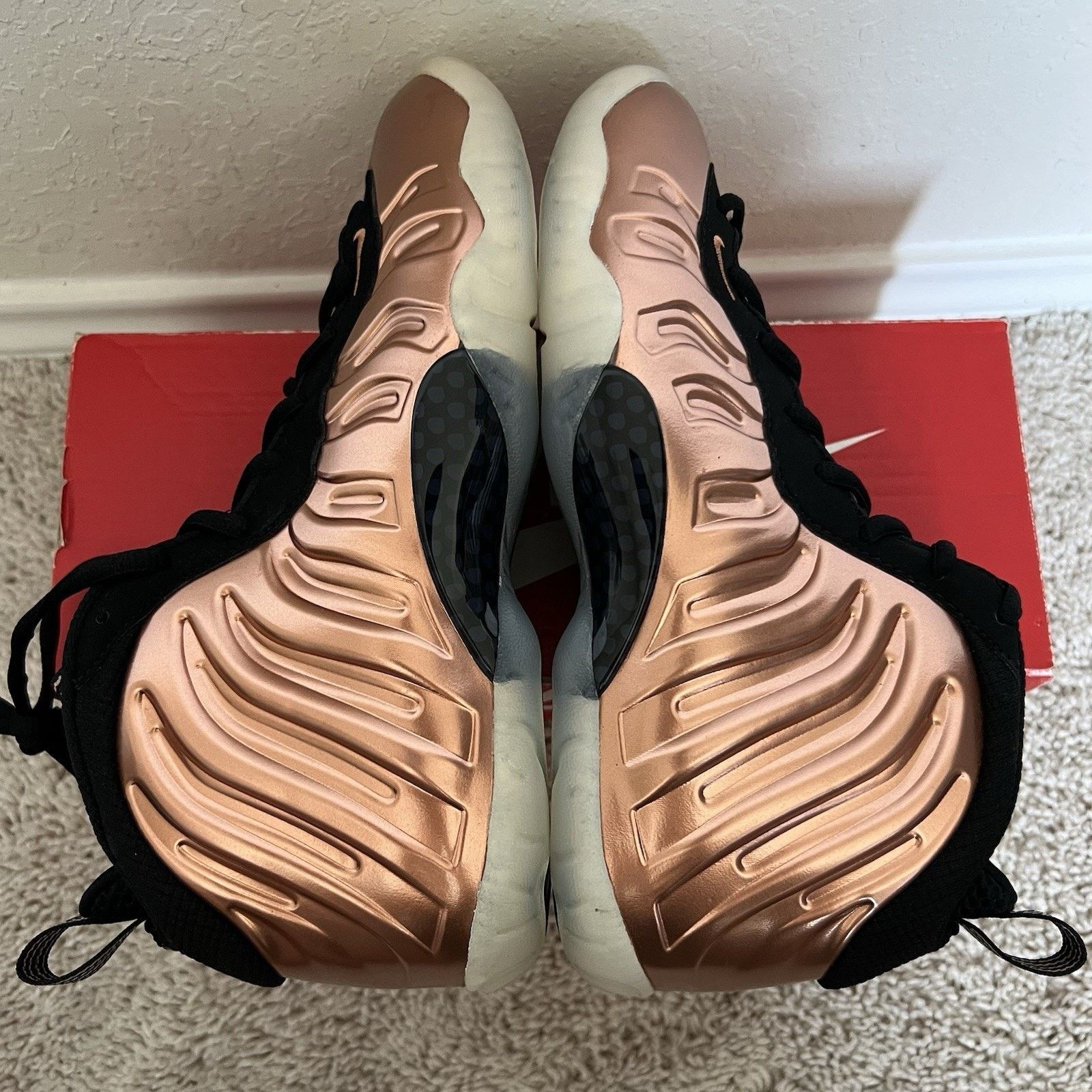 Nike Nike Little Posite One GS Copper 2024 Lifestyle Shoes 7Y Size US 7 / EU 40 - 7 Thumbnail