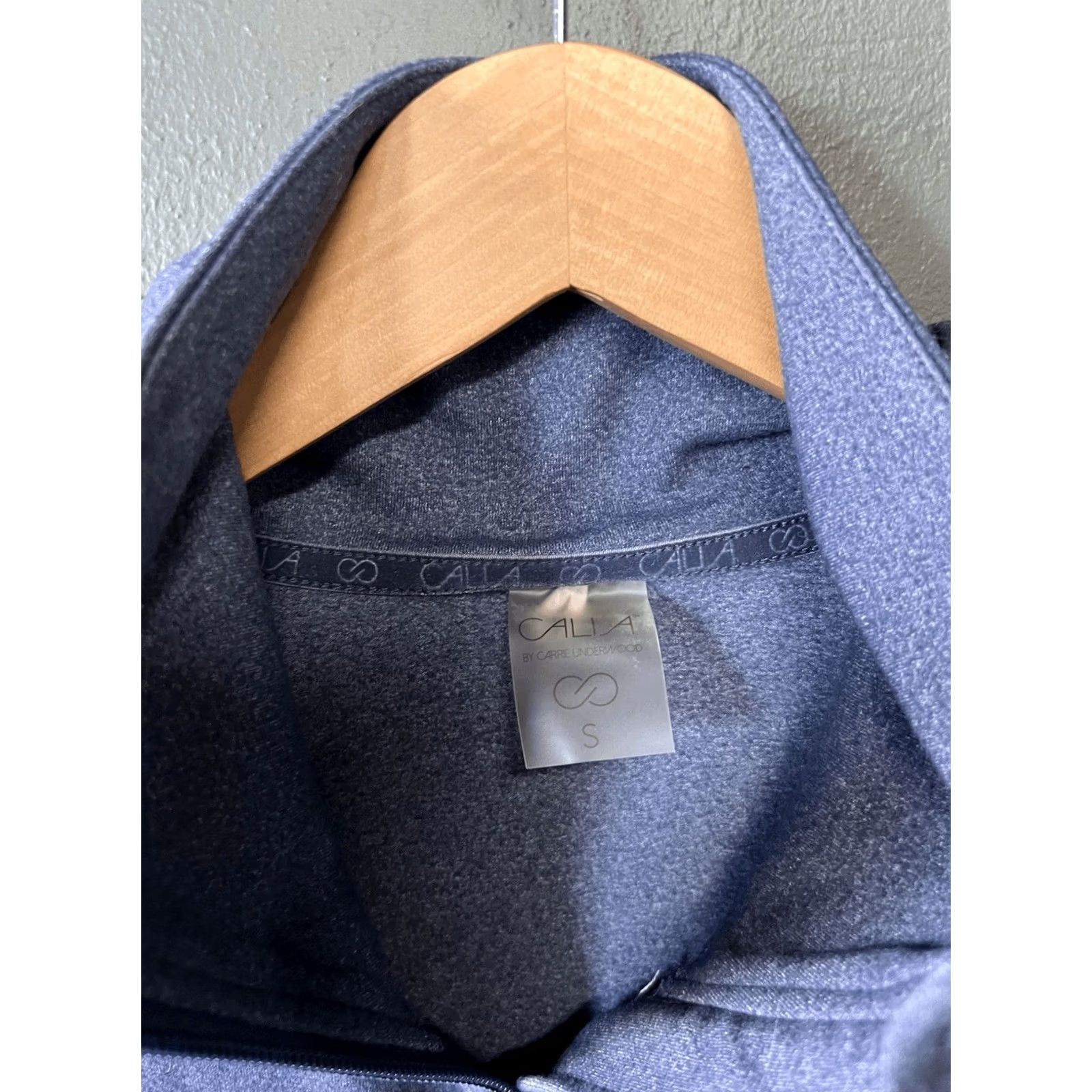 Vintage Calia Womens Sweater Full Zip Shirt Blue Size S Size S / US 4 / IT 40 - 3 Thumbnail