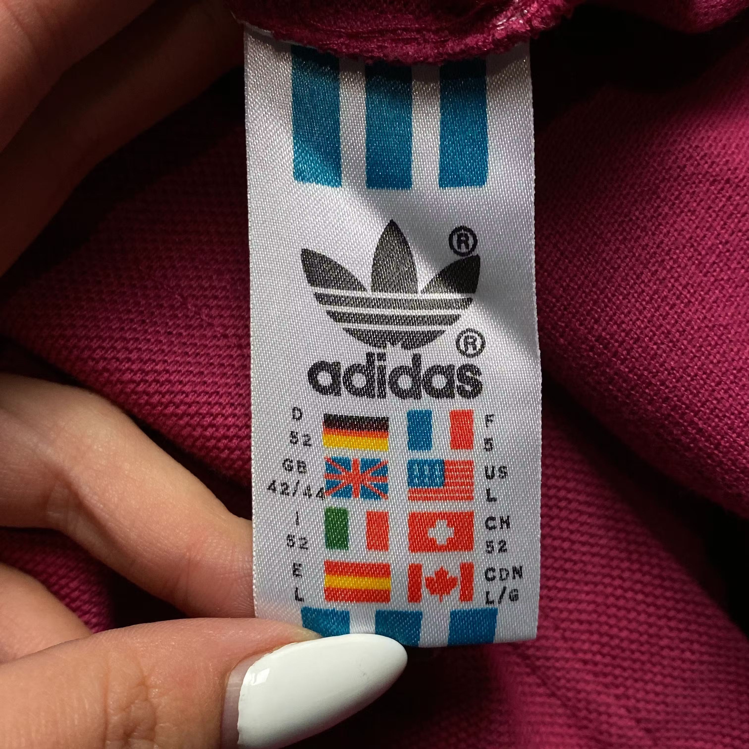 Adidas × Vintage Mens Rare Adidas Vintage Polo Shirt Size L Size US L / EU 52-54 / 3 - 5 Thumbnail