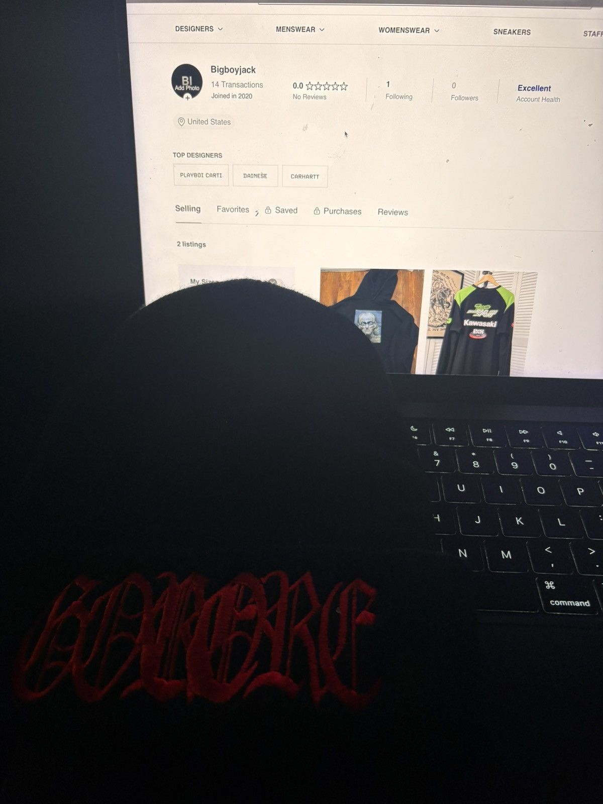 Other Ken carson gorecore beanie Size ONE SIZE - 1 Thumbnail