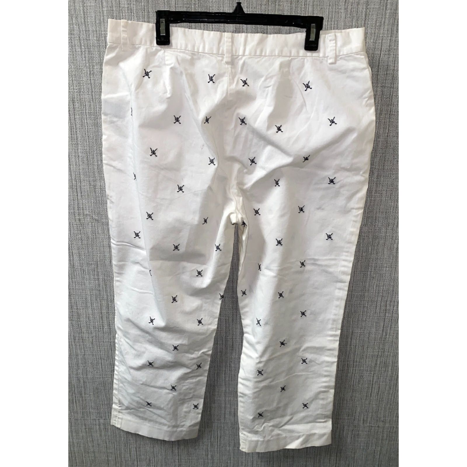 Ralph Lauren Lauren Ralph Lauren Pants Womens White Casual Flat Front 24in Inseam 37x24 Quiet Regular Size 37 X 24 Size 25" / US 0 / IT 36 - 5 Thumbnail
