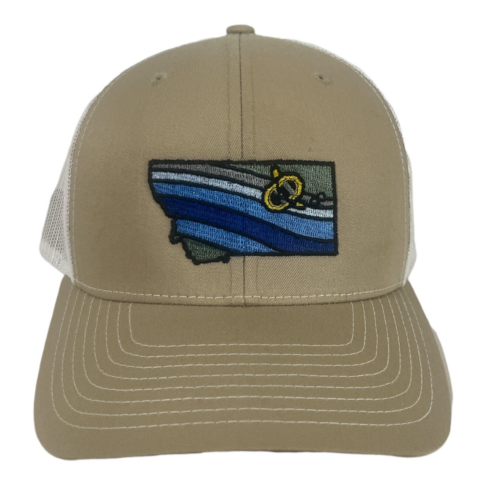 Other 5518 Designs SnapBack Gray With Patch MONTANA Mountains Cap Size ONE SIZE - 1 Thumbnail