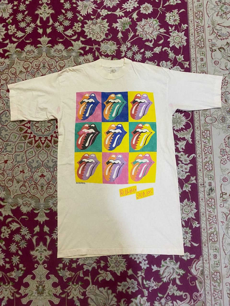 Band Tees × Vintage Vintage The Rolling Stones Europe Tour Size US M / EU 48-50 / 2 - 1 Thumbnail