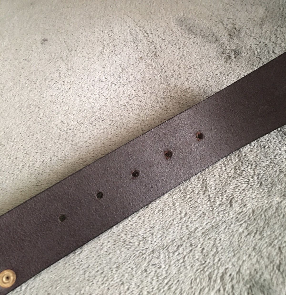 Bally BALLY Brown Leather Studded Italy Mens Belt Size 85/ 34 Size 34 - 9 Thumbnail