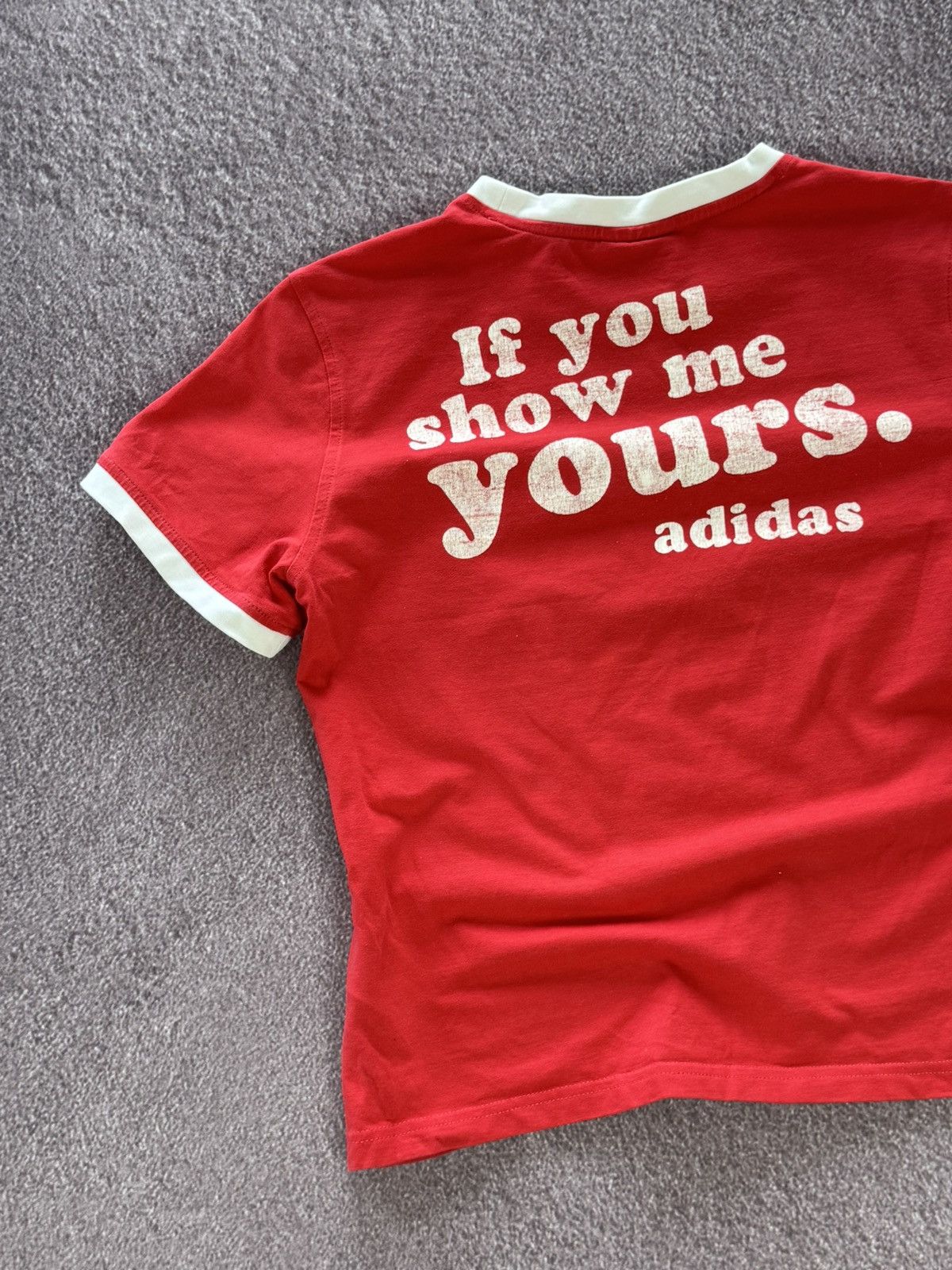 Adidas Adidas 00s Y2K Glamour Archive T-Shirt Size L / US 10 / IT 46 - 10 Thumbnail