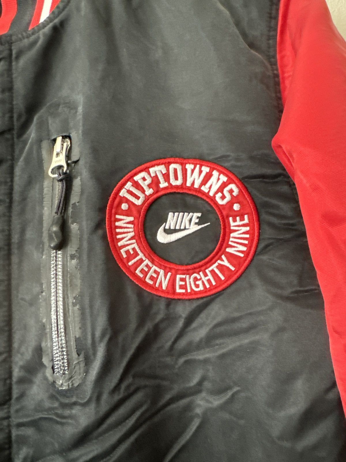 Nike NIKE Force Uptowns 1989 Varsity Bomber Jacket Size US S / EU 44-46 / 1 - 5 Thumbnail