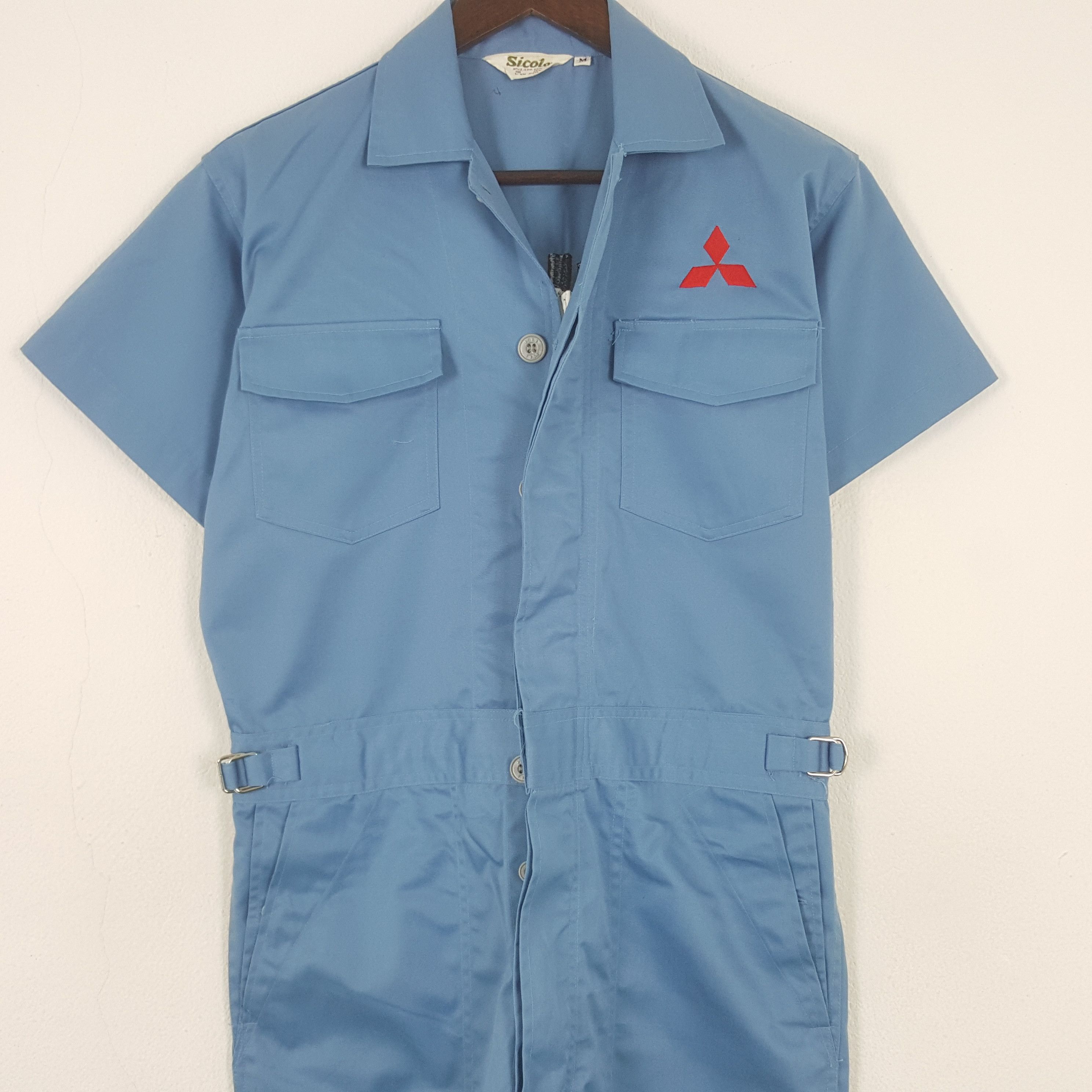 Sports Specialties Vintage Mitsubishi Forklift Shot Sleeve Coverall Jacket Size US M / EU 48-50 / 2 - 5 Thumbnail