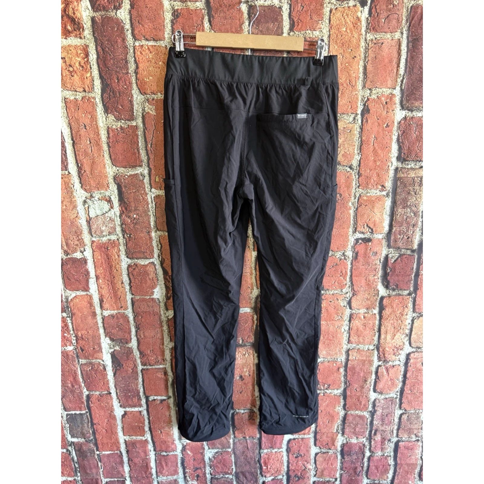 Vintage Columbia Pants Womens Black Outdoor Hiking Pull On Size M Regular Chino 30" Inseam Size 32" / US 10 / IT 46 - 2 Thumbnail