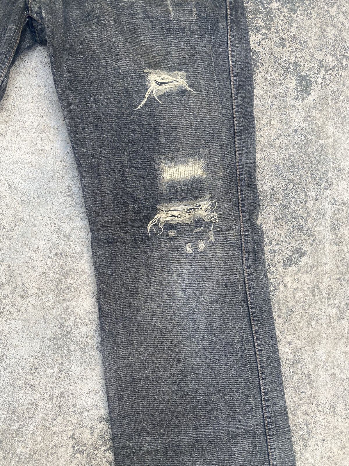 Japanese Brand × Nicole Club Flare Jeans Nicole Club Clawmark Distressed Bootcut Size US 32 / EU 48 - 6 Thumbnail