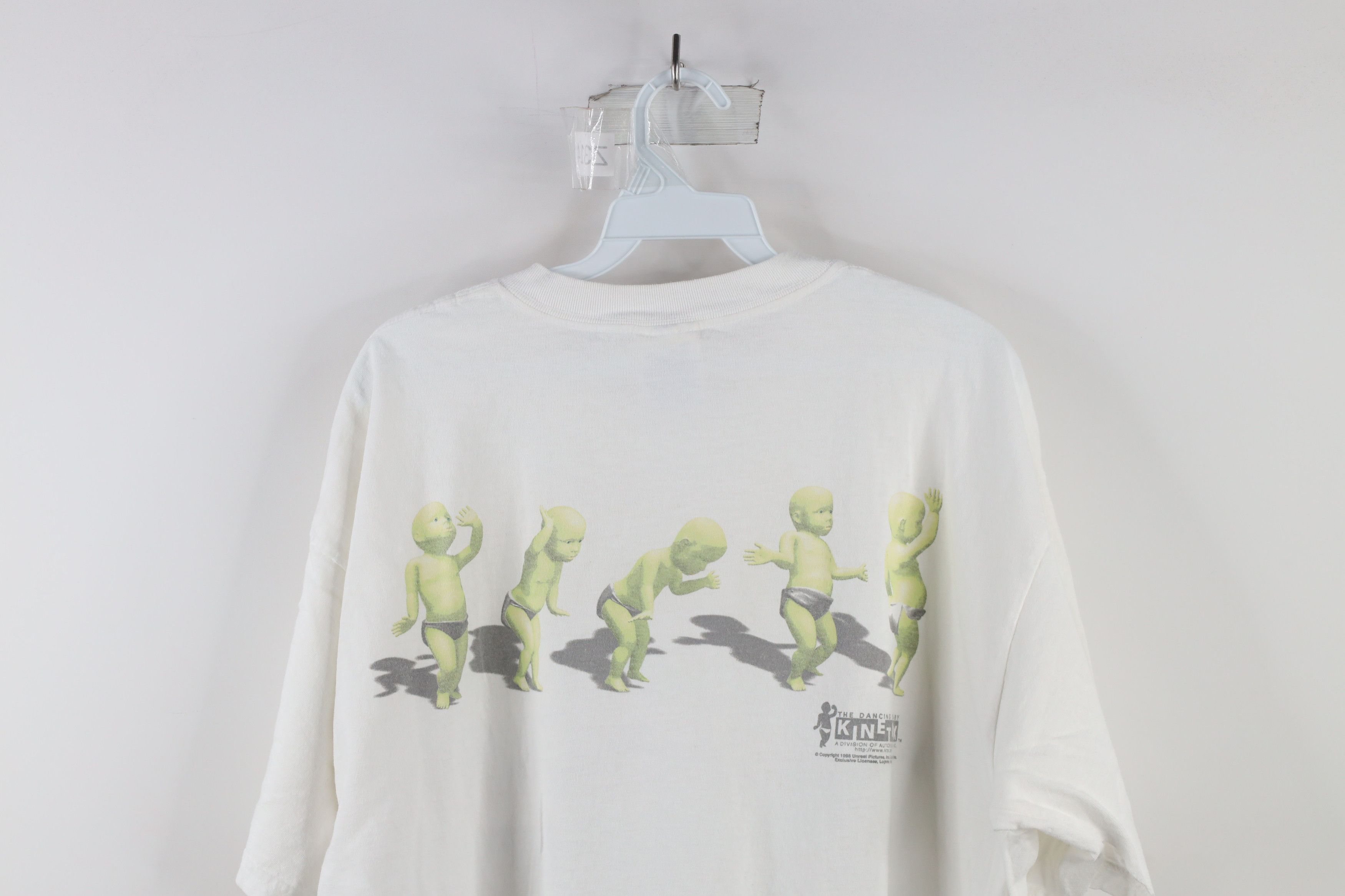 Vintage Vintage 90s Kinetix The Dancing Baby Short Sleeve T-Shirt Size US XL / EU 56 / 4 - 9 Thumbnail