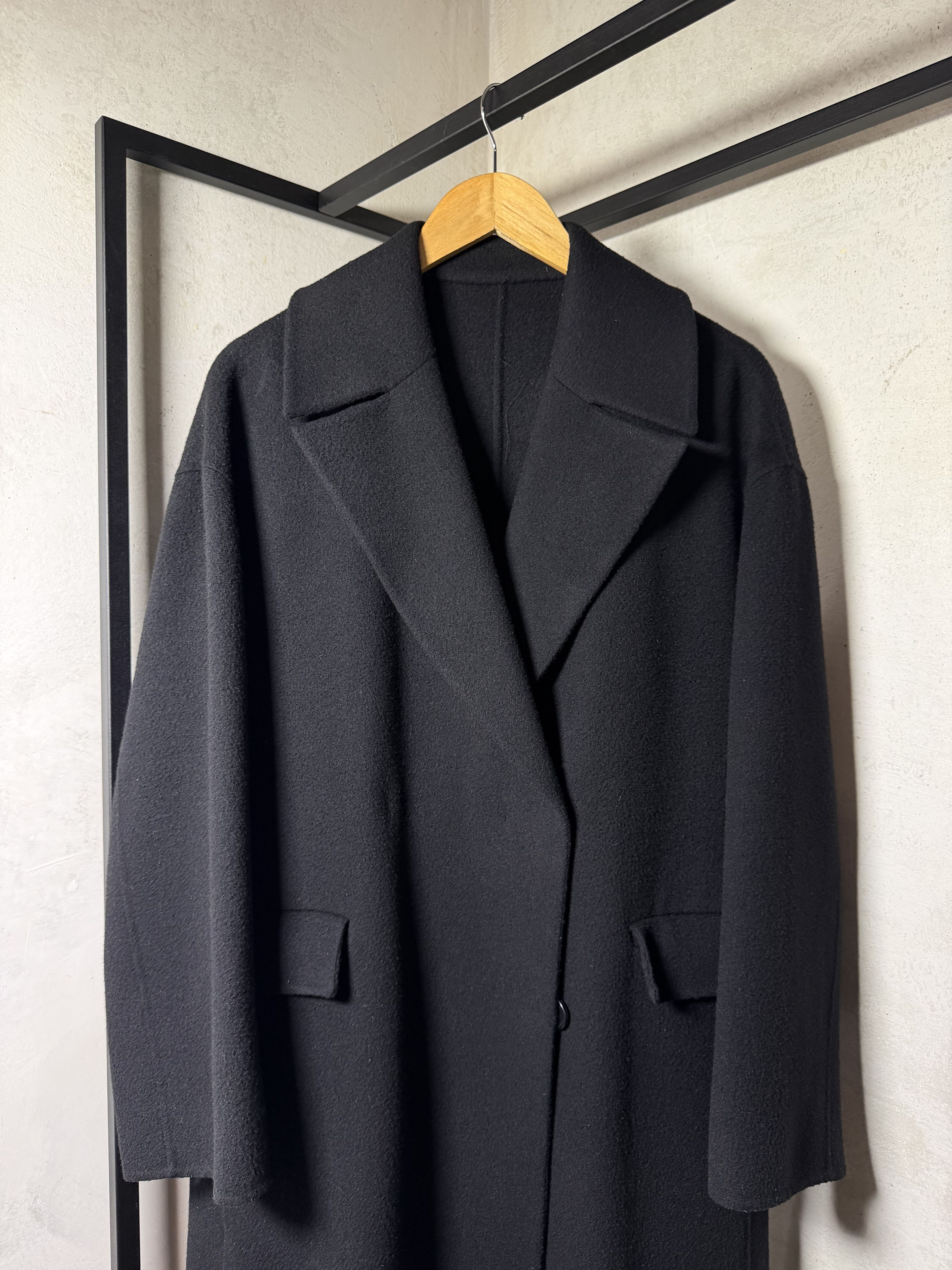 Juun.J Juun.J Black Wool Double-Breasted Coat Size S / US 4 / IT 40 - 15 Thumbnail