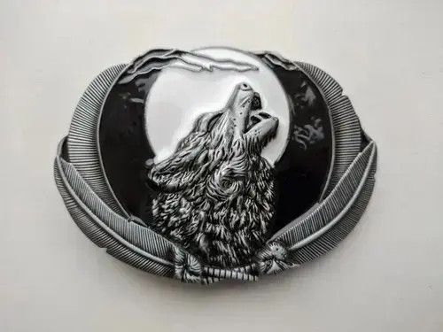 Other Wolf Head Belt Buckle Size ONE SIZE - 4 Thumbnail