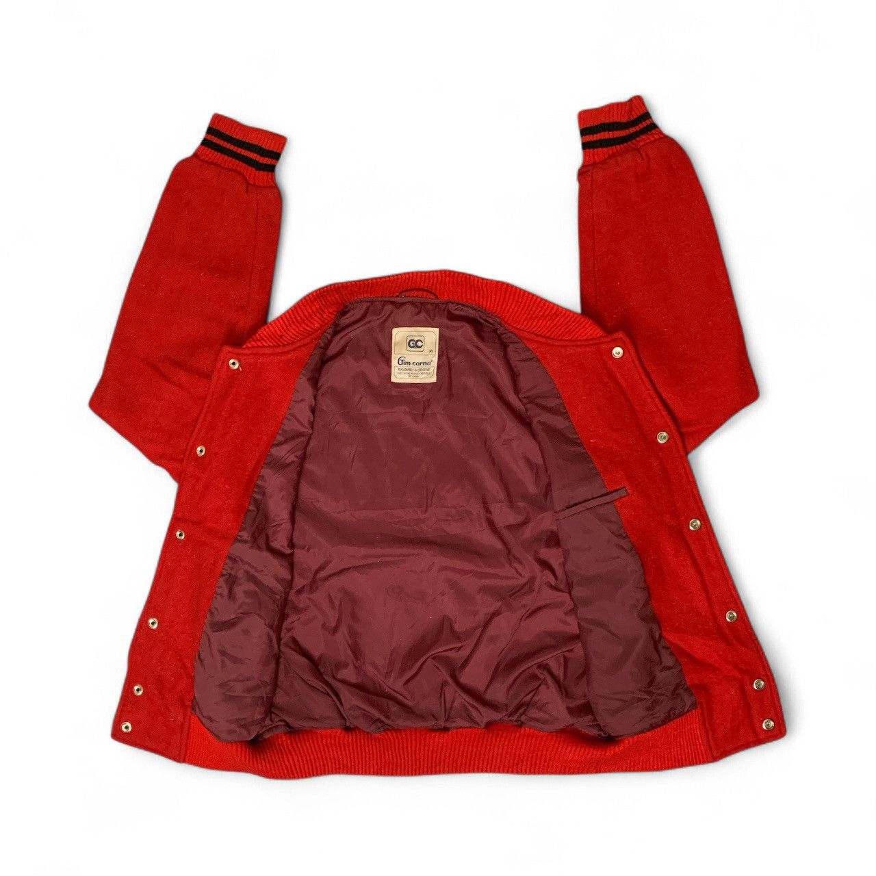 Japanese Brand Rare Design Vintage Gim-Carna Sportswear Varsity Jackets Size M / US 6-8 / IT 42-44 - 3 Thumbnail
