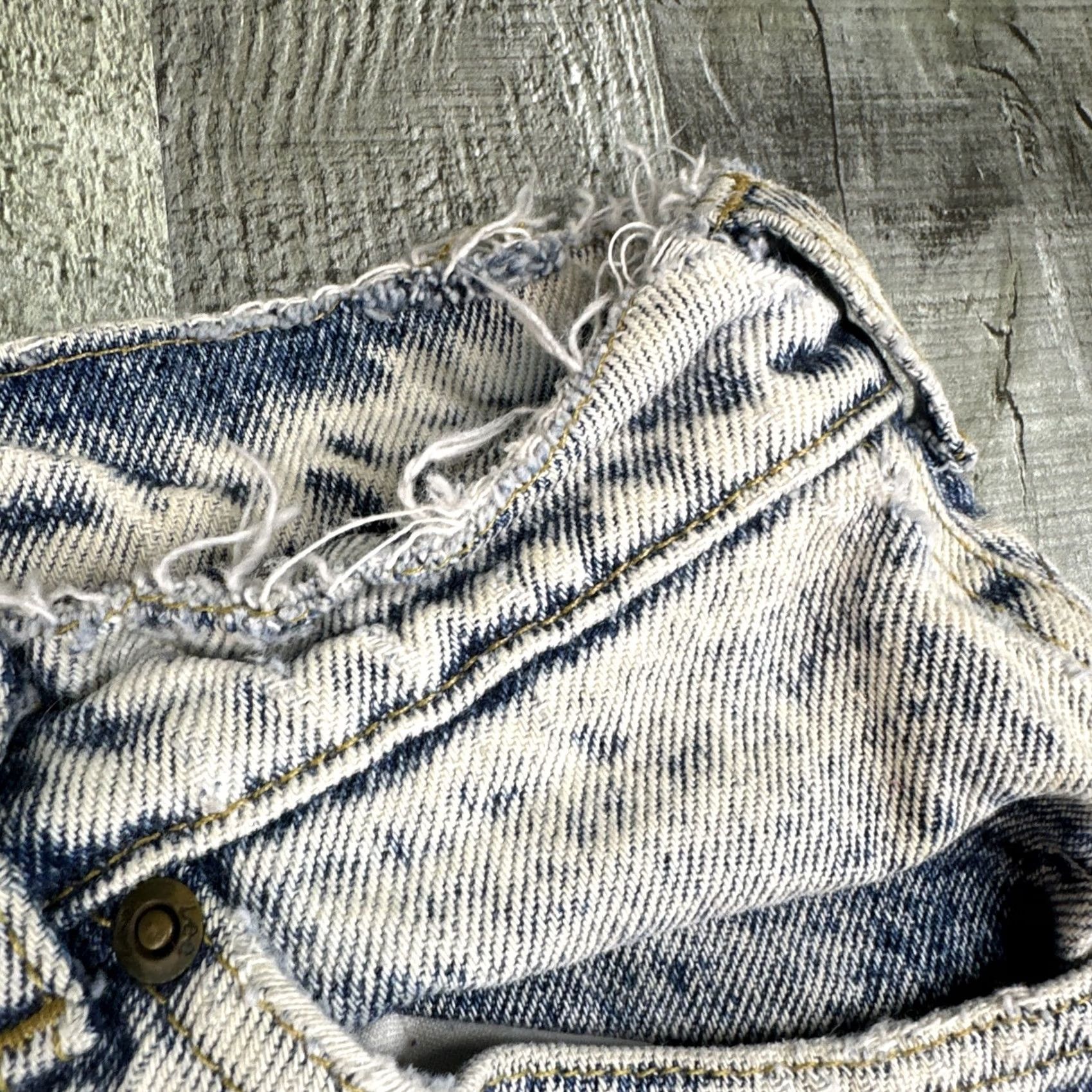 Lee VINTAGE Lee Frosted Rider VTG 12P Relaxed Leg Tapered Acid Wash 80s Mom Jeans USA Size 34" / US 12 / IT 48 - 4 Thumbnail
